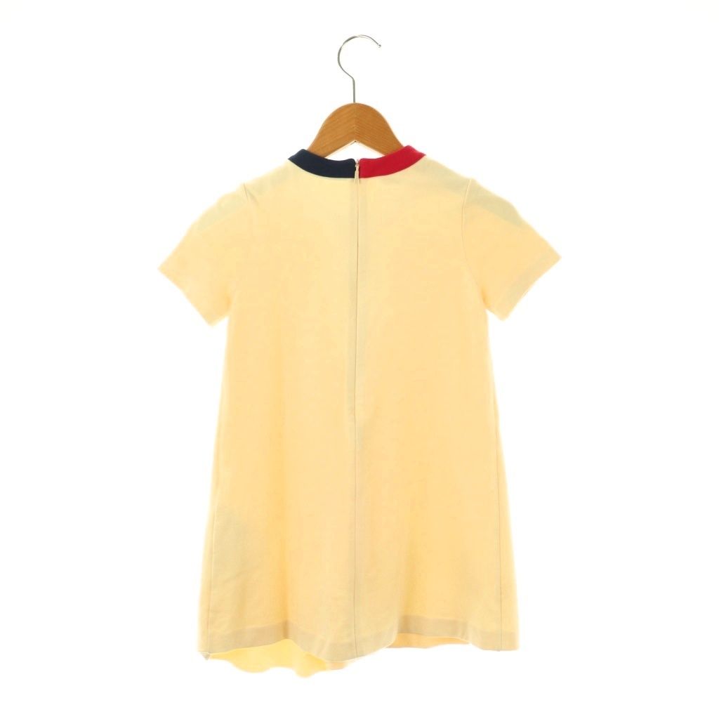 グッチ GUCCI キッズ 金ボタンワンピース 5 110 60 イエローベージュ レッド ネイビー ES GY 20