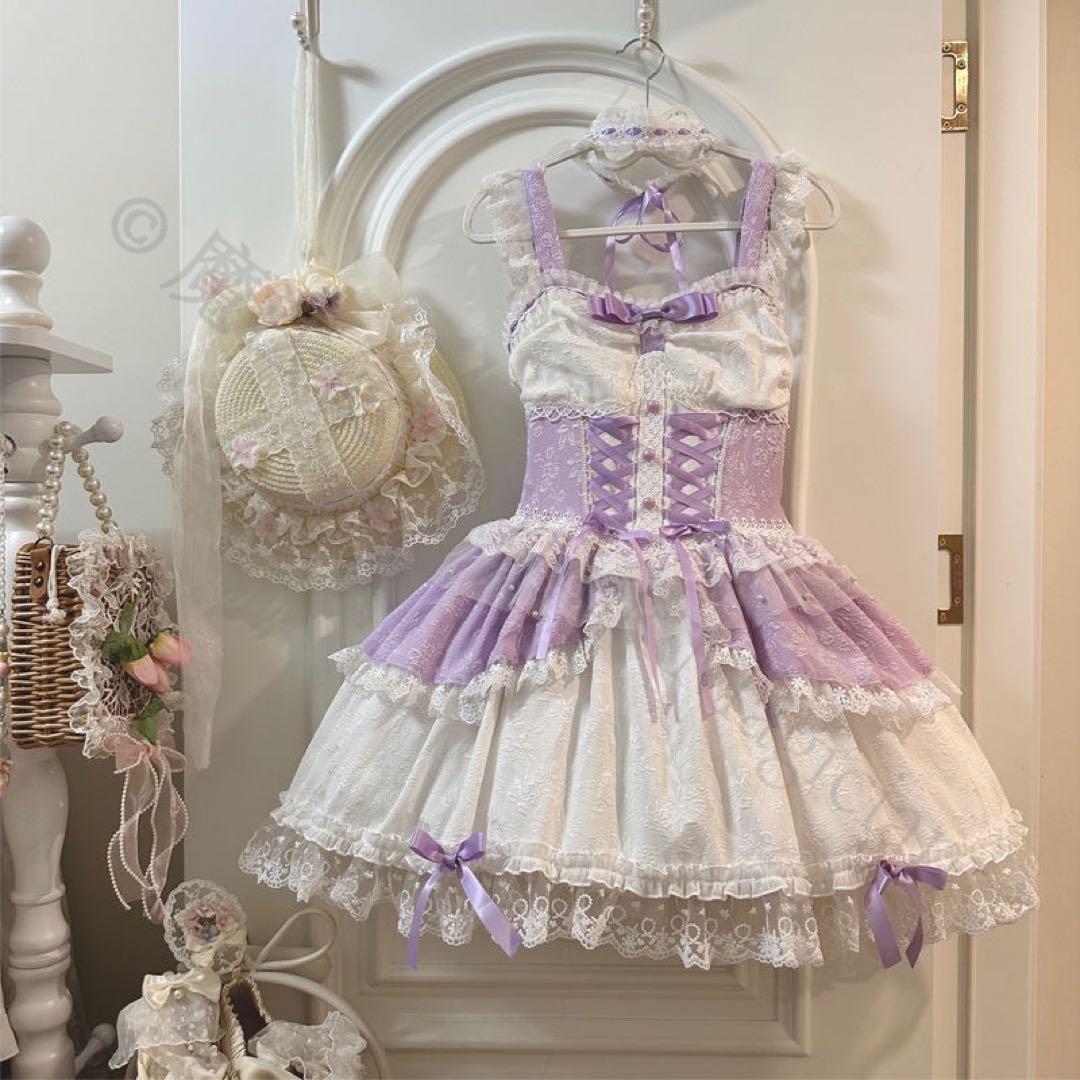 新年クリスマス用コスプレ衣装 ロリータ JSK ワンピース ゴスロリ 森