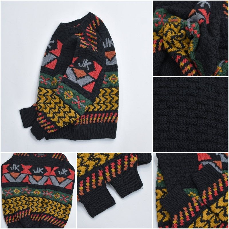 80〜90s Mr. JUNKO コシノジュンコ ミスタージュンコ ロゴ 幾何学模様