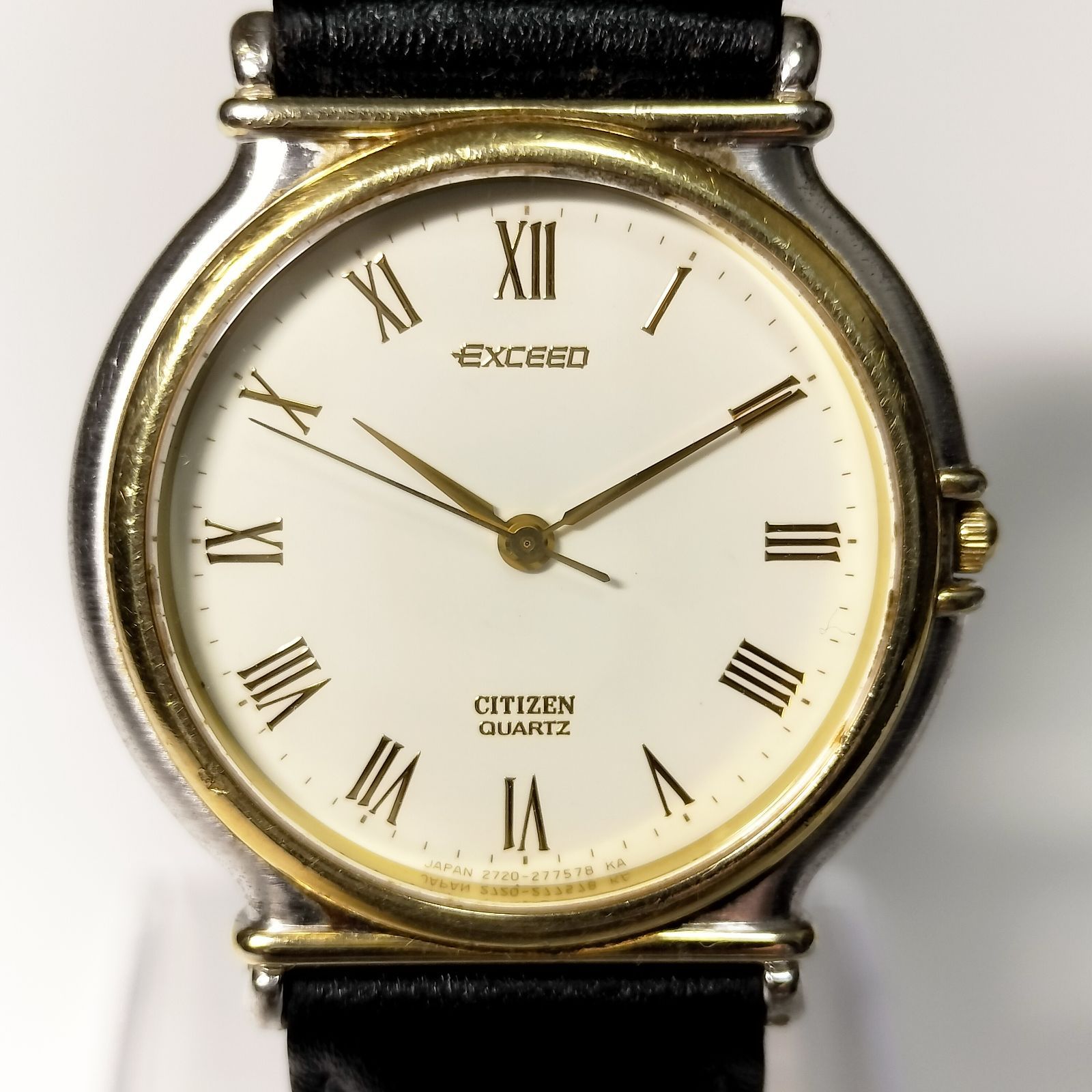 CITIZEN EXCEED クォーツ 30mm ローマン 白文字盤 稼働品 - メルカリ