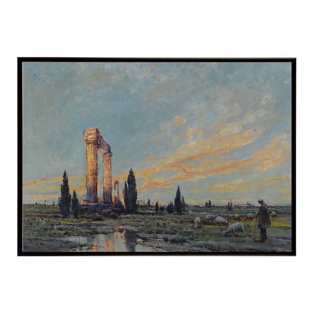 B4サイズ（約25x36cm）】【bn-poster-4193】フレーム付き 世界の古い