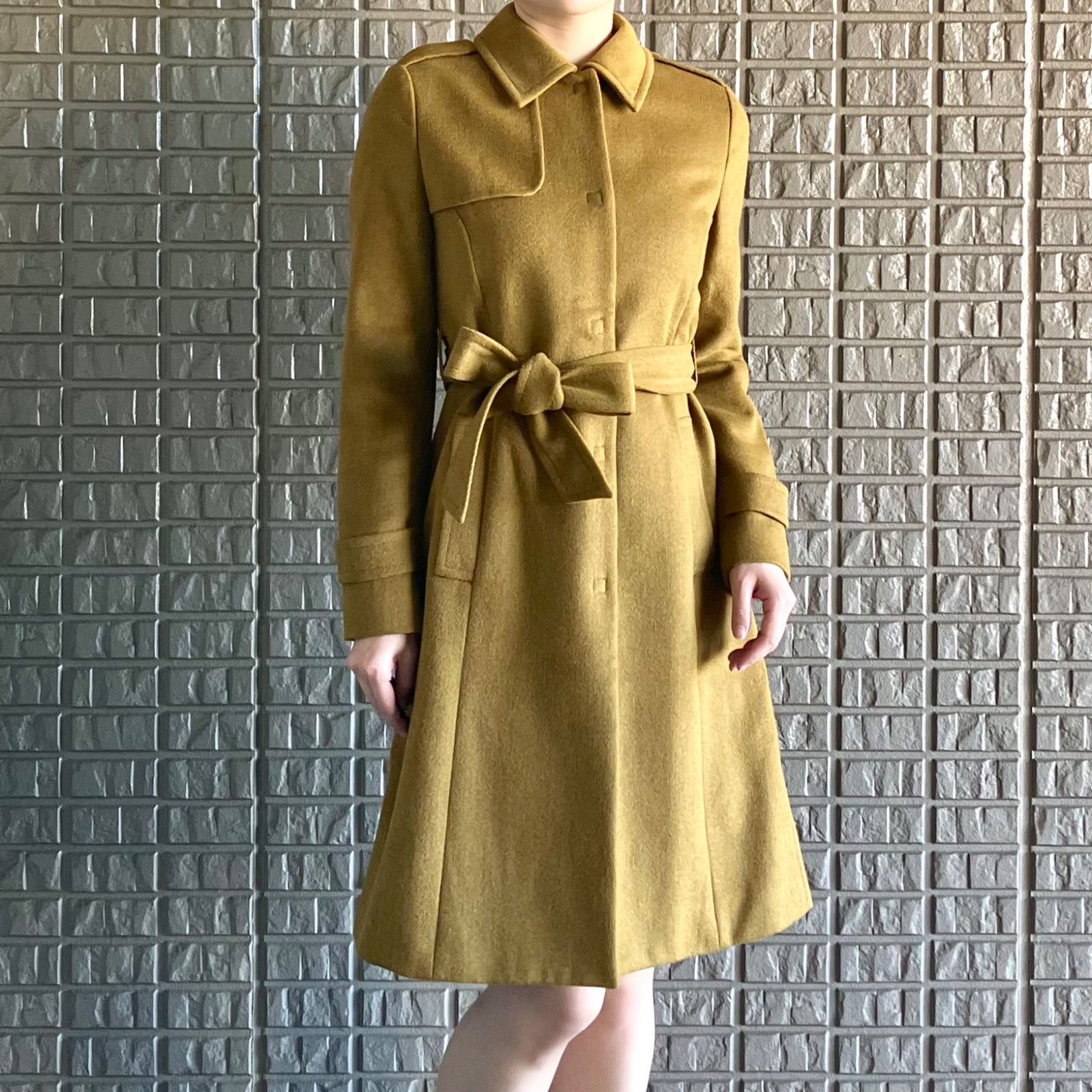 トゥモローランド アンゴラウールニットコート 38 NQ 美品 Ballsey