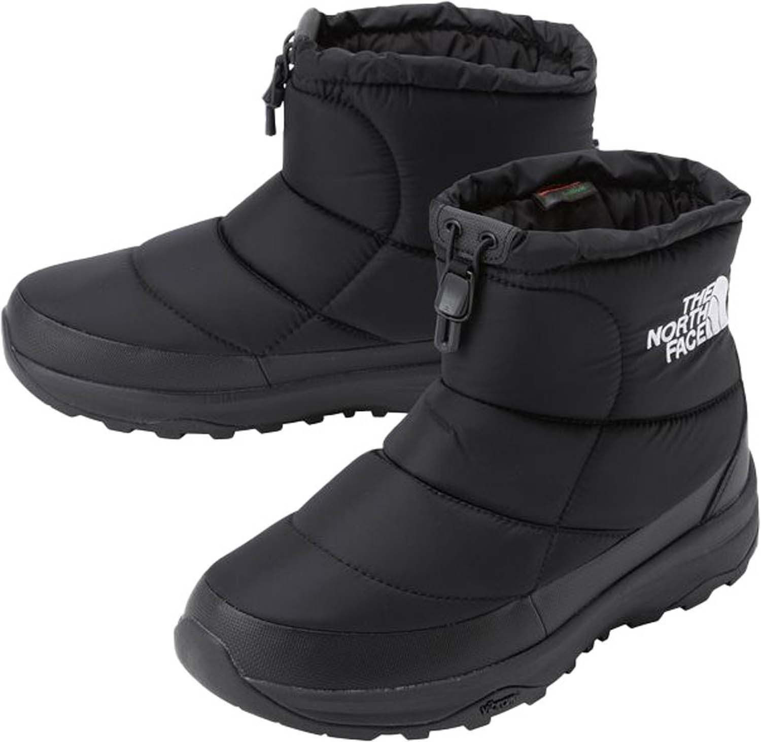  ザ ノース フェイス THE NORTH FACE アウトドア ヌプシ ブーティ ウォータープルーフ ロゴ ショート アークティック グリップ メンズ レディース 靴 スノーブーツ 撥水 寒さ対策 防寒 雪道 冬 キャンプ KW TNFブラック TNFホワイト カジュアルシューズ アウトドアシューズ