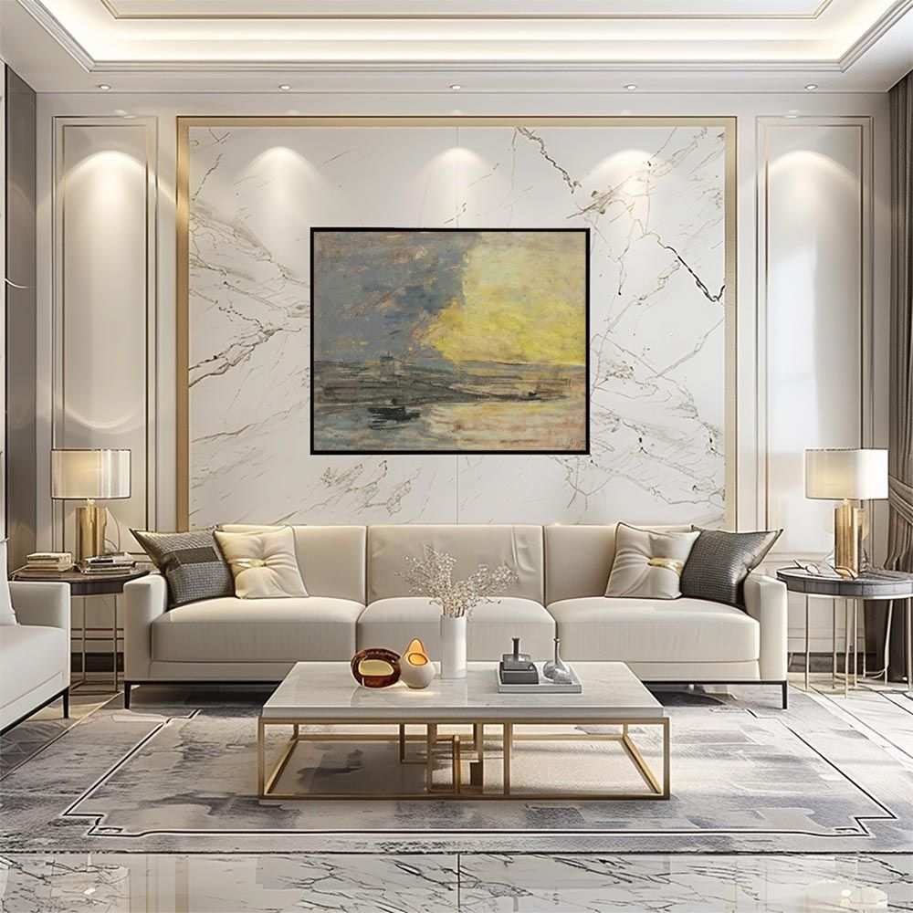 インテリア　アート　絵画　A4 　作家作品 A4サイズ（約21x30cm）】【bn-poster-4264】フレーム付き 世界の古い