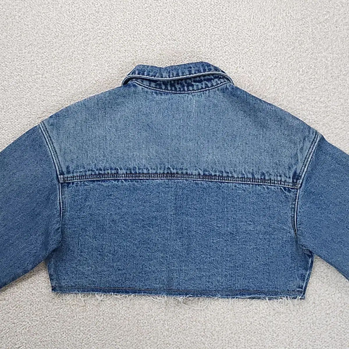 XS)AbrandJeans レディース クロップド デニムジャケット H1M2429