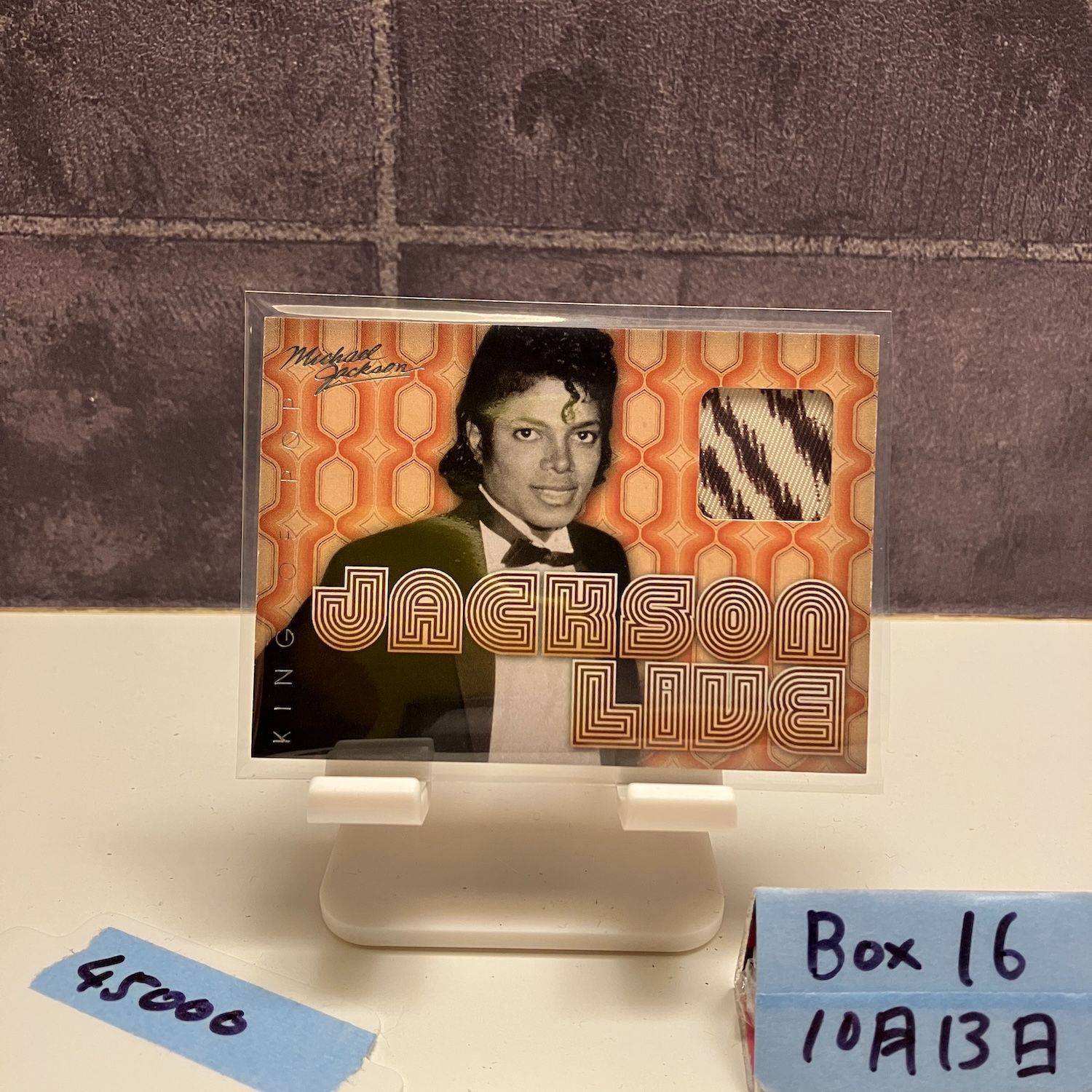 2011 Panini Michael Jackson King of Pop JL 2 Live Relice カード