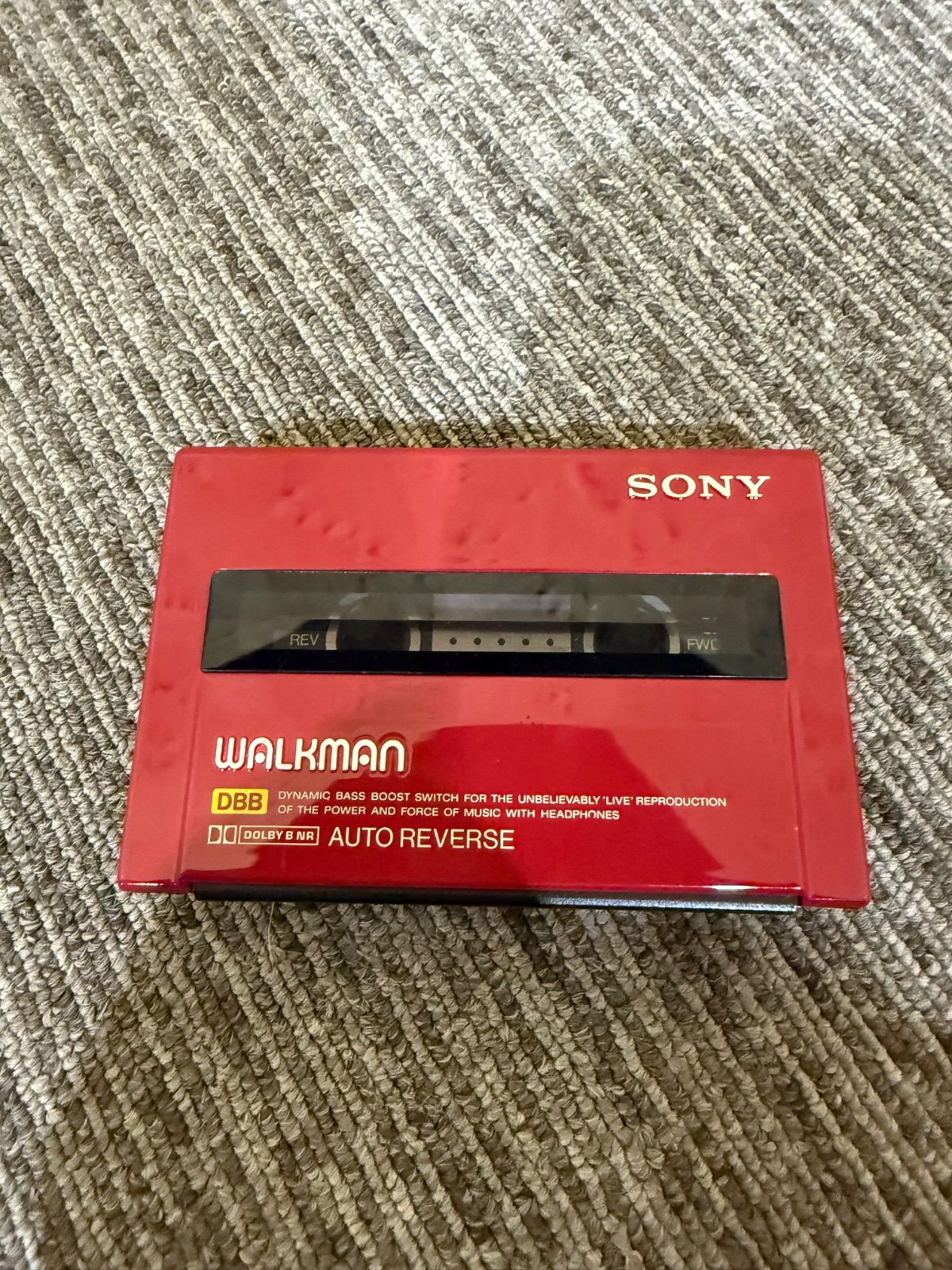 SGM ウォークマン赤 SONY WALKMAN DBB オートリバース