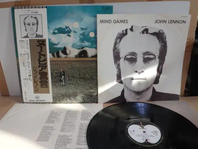 日本 LP John Lennon Mind Games 1973 年 早い