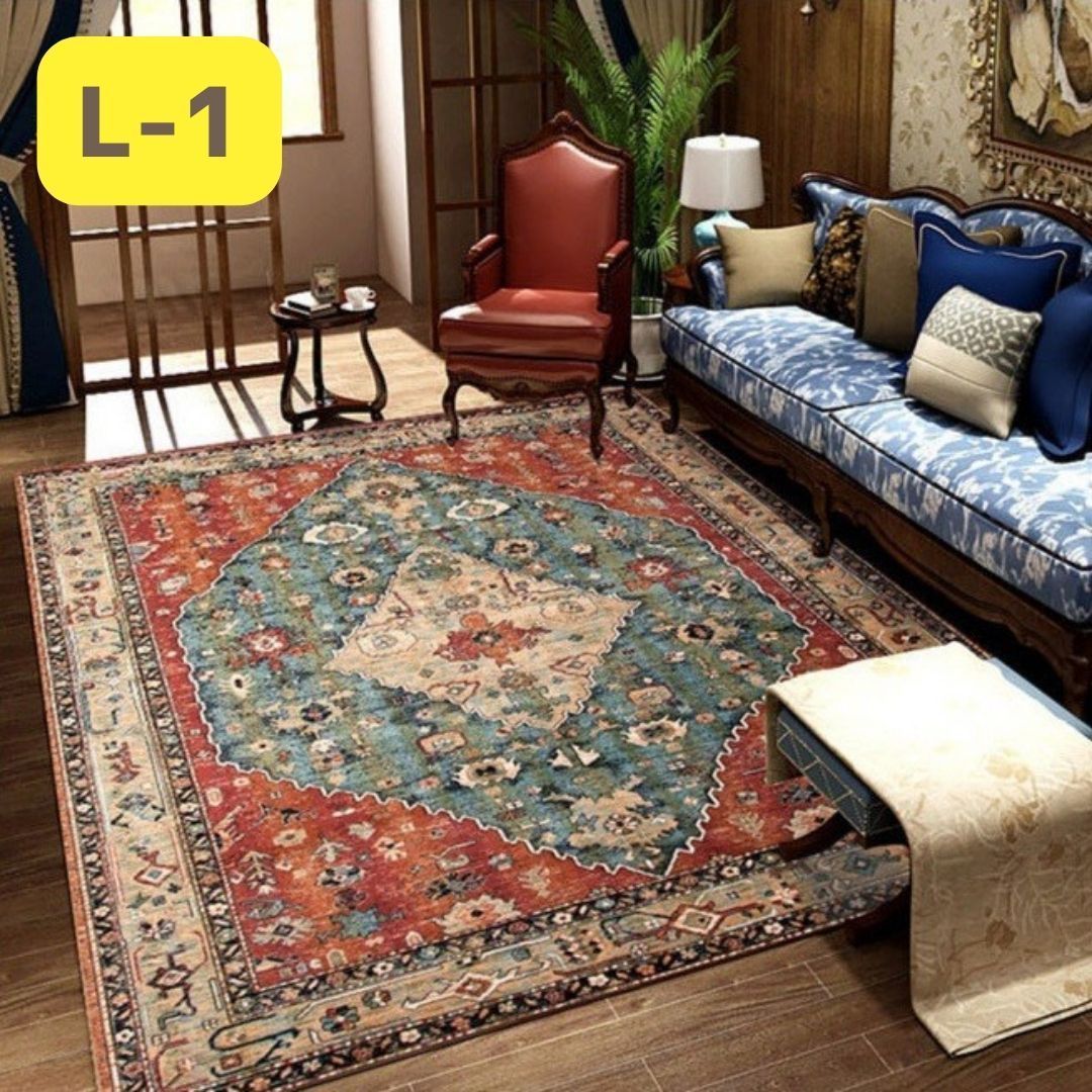 公式】 ルナシェ * Lunache 40+*60 ペルシャ 絨毯 カーペット キリム