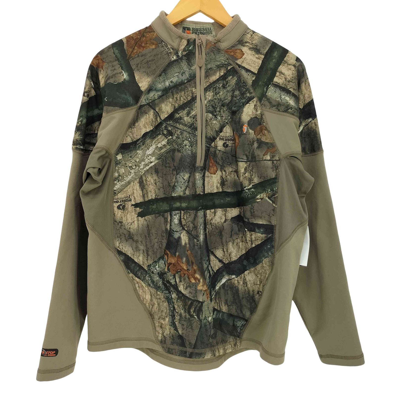 Russell ラッセル　リアルツリー ラッセル Russell outdoors ソフトシェル切替 リアルツリーカモ ハーフ