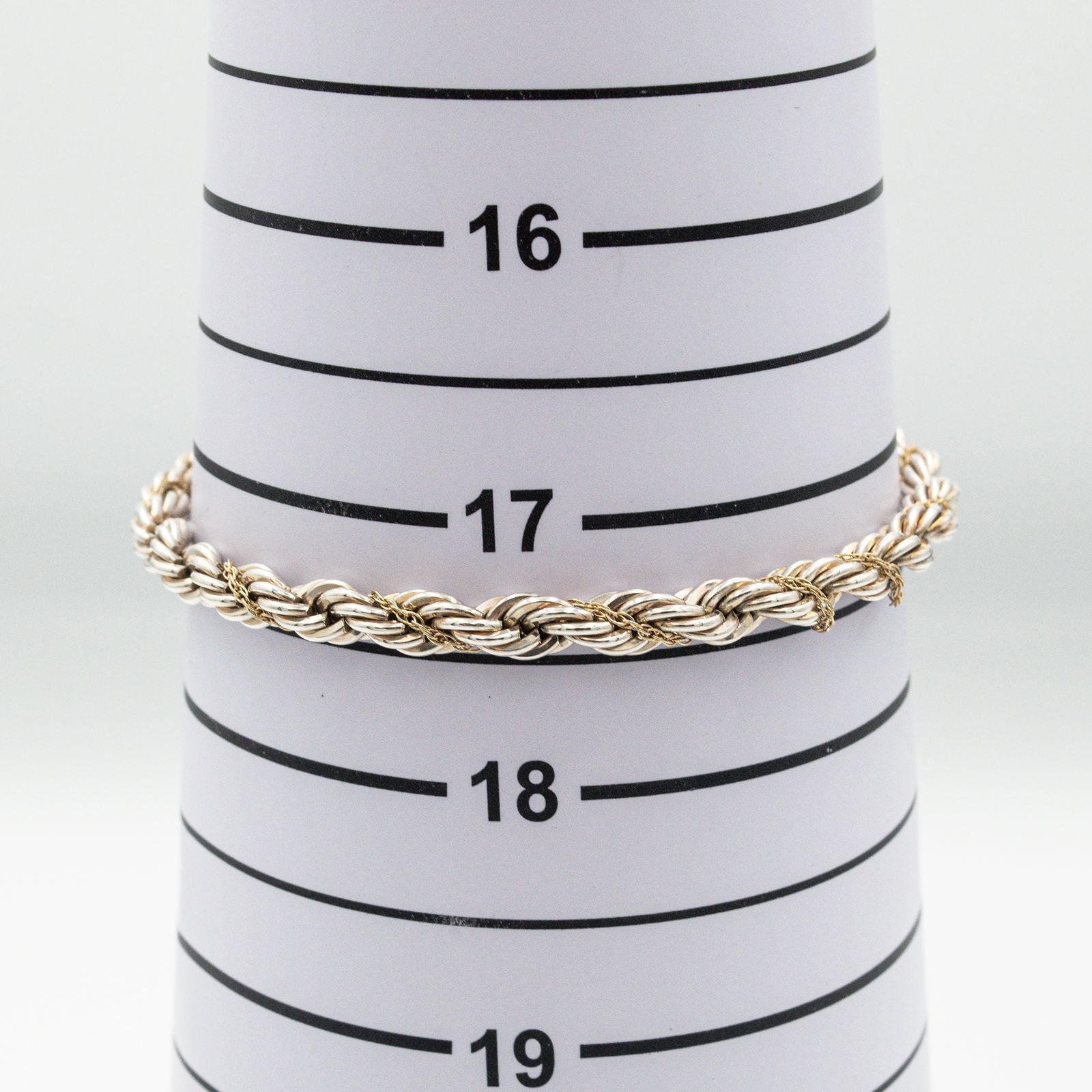 ヴィンテージ ティファニー ツイストロープ ブレスレット 18.8cm 90