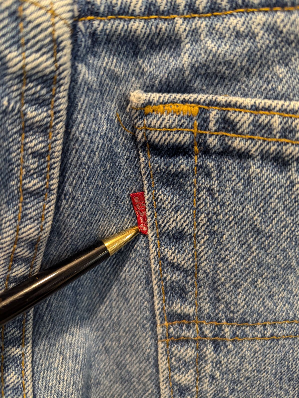 USA製 90s Levi's リーバイス 505 デニム デニムパンツ 赤文字505