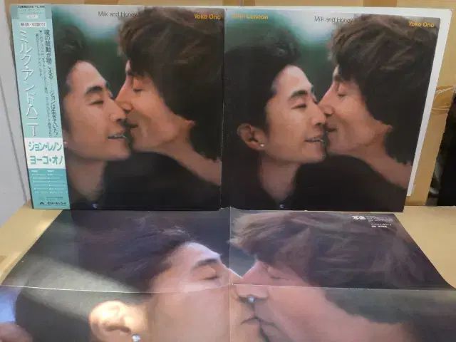 日本 LP John Lennon ー 1984 年 早い ポスター 含め