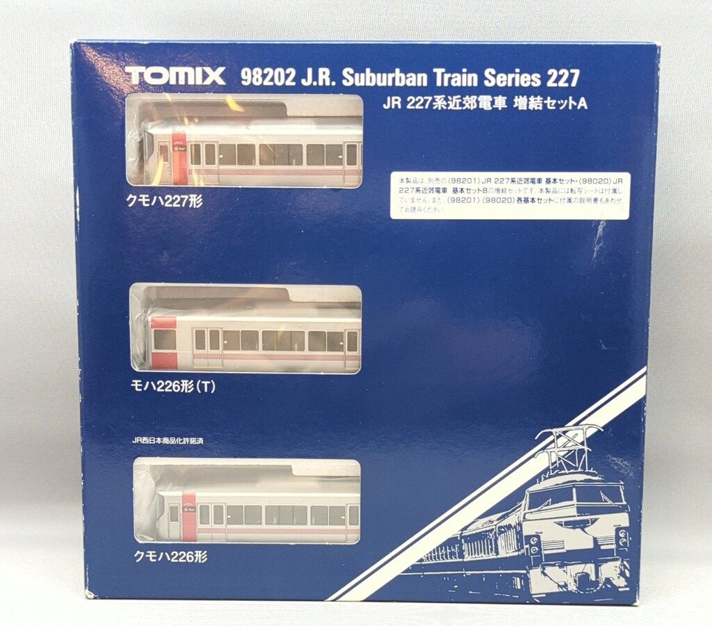TOMIX Nゲージ JR 227系 近郊電車増結セット A (増結・3両セット