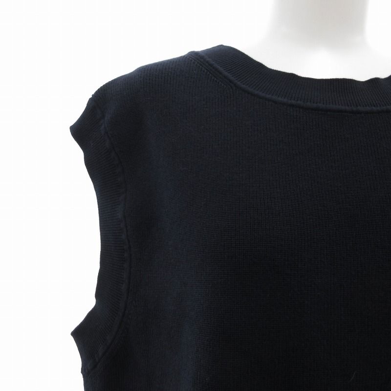 セオリーリュクス theory luxe 23AW ニット ベスト クルーネック プル