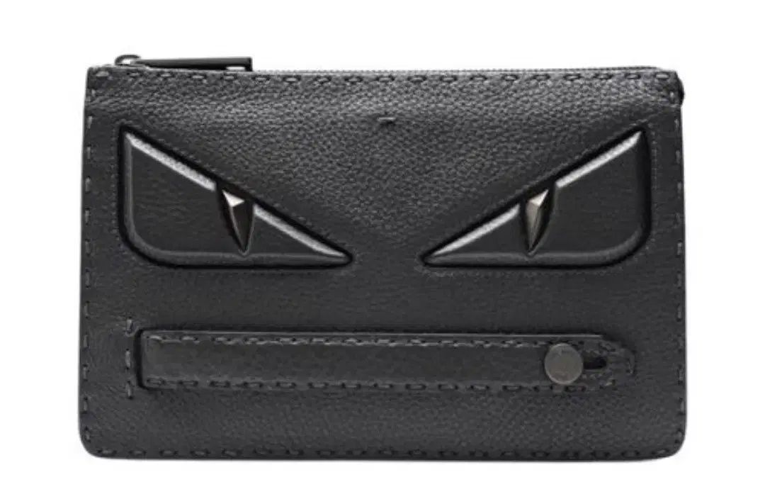 フェンディ グレー カーフスキン バッグ バグス ロマン MONSTER ユニ