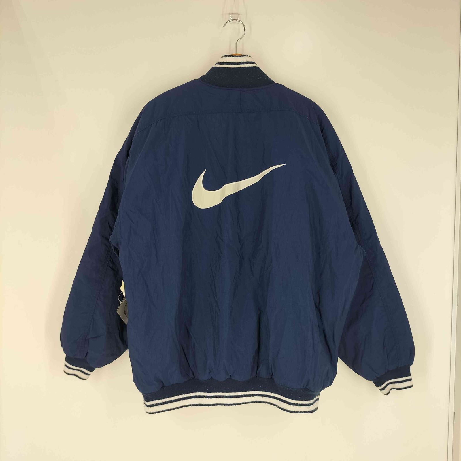 ナイキ NIKE 90S 銀タグ バックスウッシュ パテッドプルオーバー 
