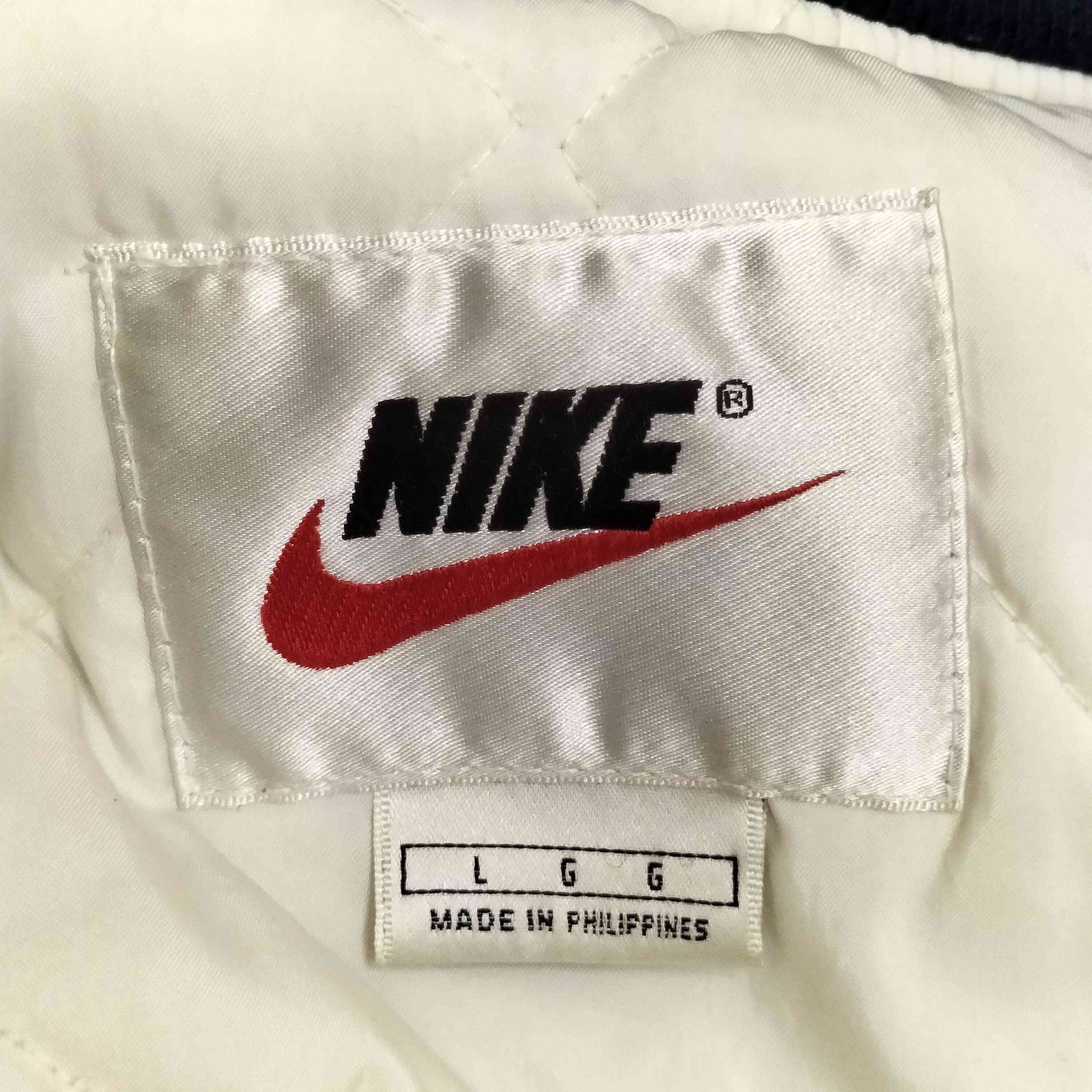 ナイキ NIKE 90S 銀タグ バックスウッシュ パテッドプルオーバー 