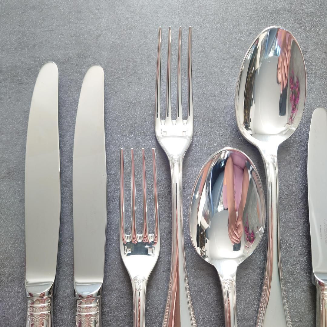 クリストフル マルメゾン テーブルサイズ デザートサイズ 12点