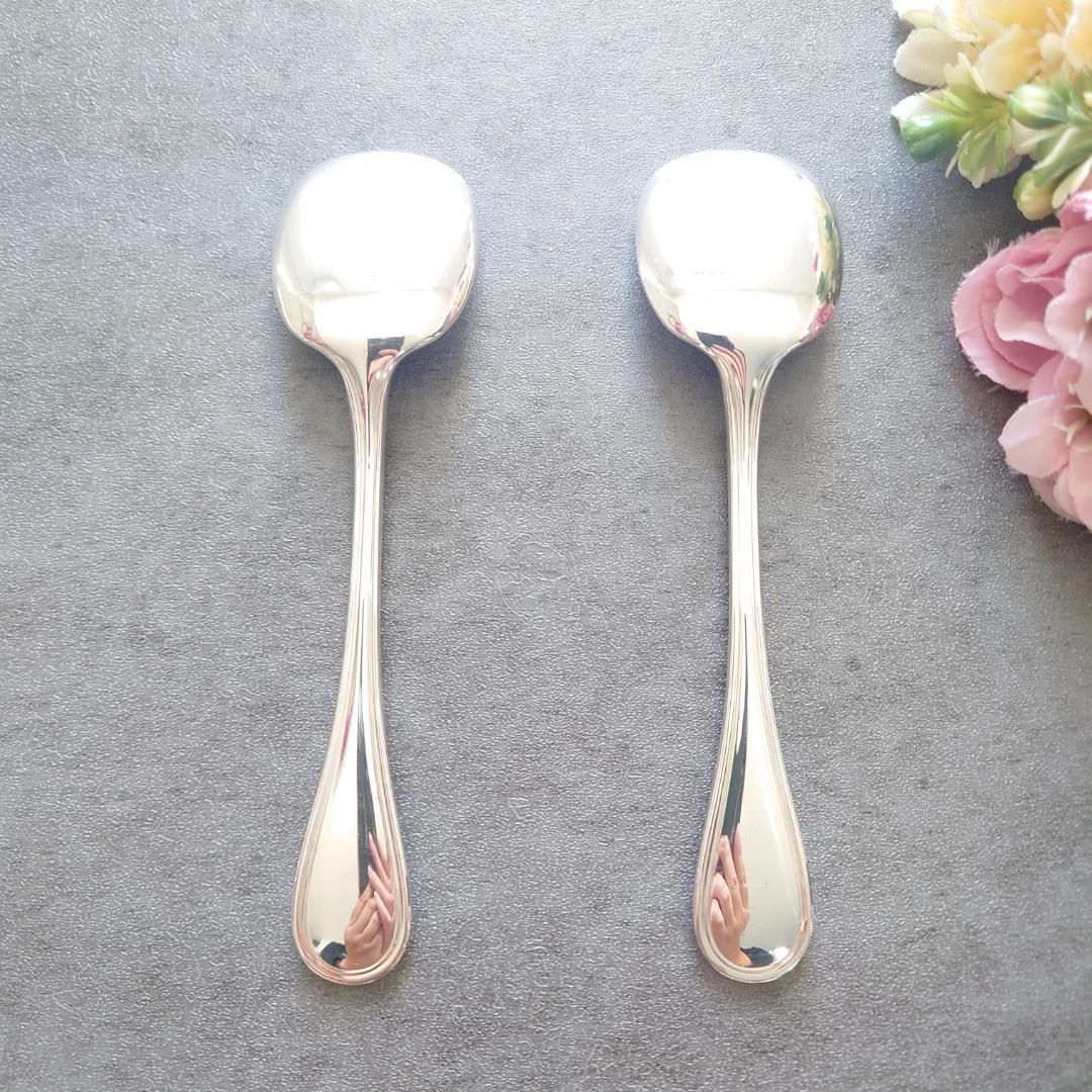 希少 美品 クリストフル アルビ アイスクリームスプーン 2点 - メルカリ