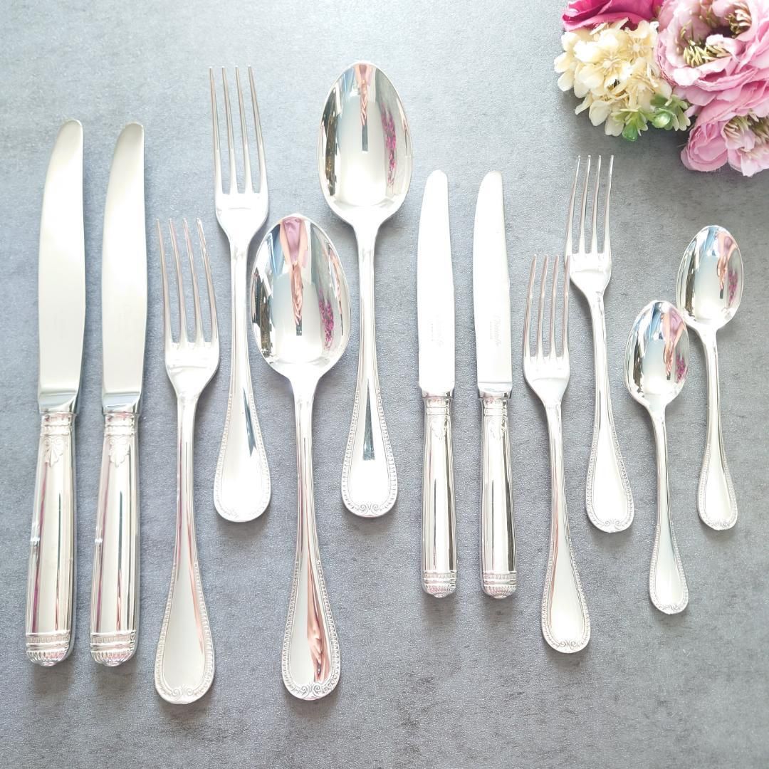 クリストフル マルメゾン テーブルサイズ デザートサイズ 12点