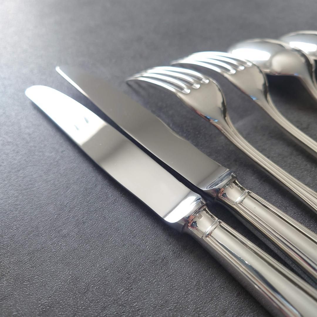 美品 クリストフル アルビ デザート ナイフ フォーク スプーン 6点