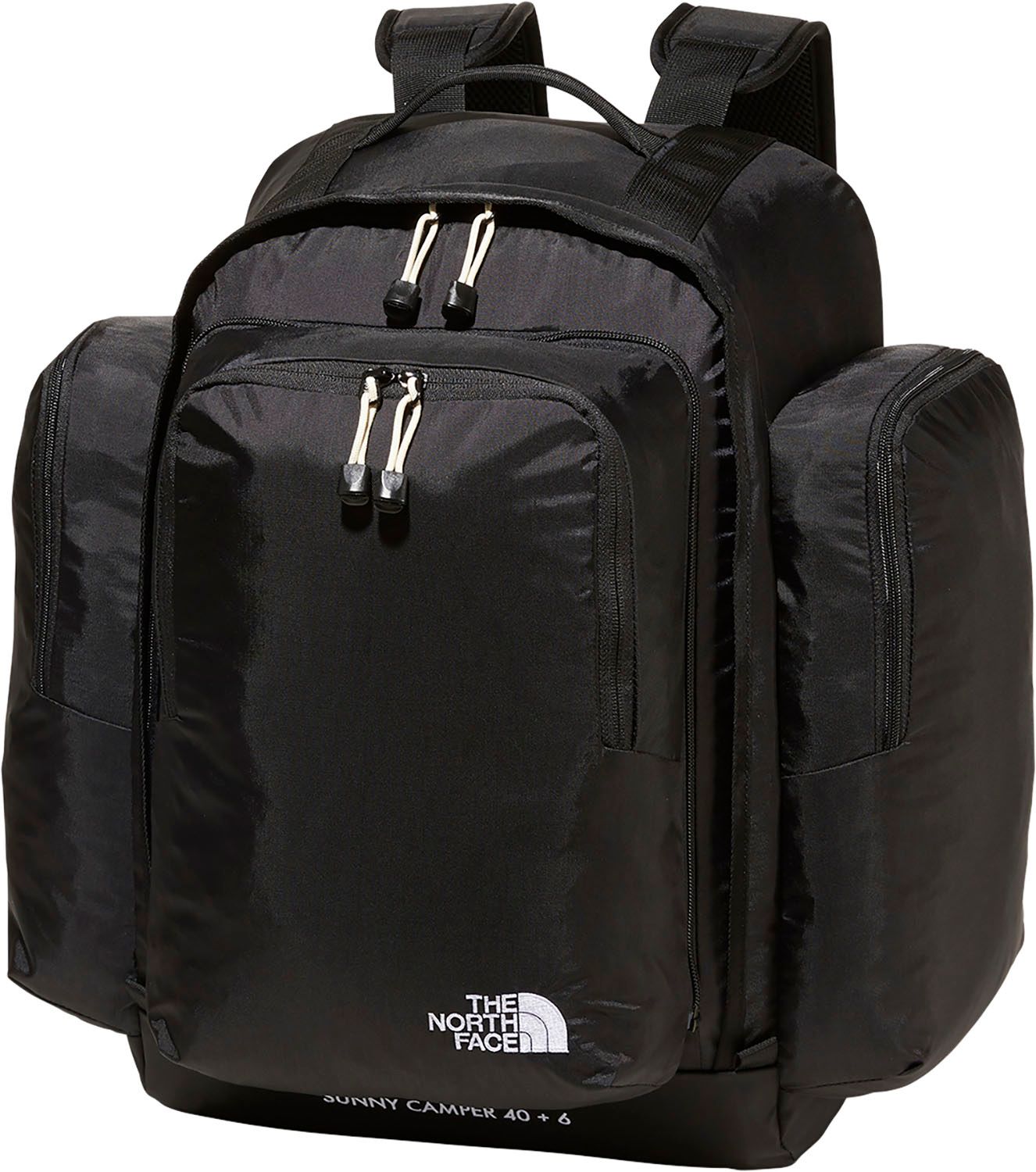 ザ・ノース・フェイス THE NORTH FACE アウトドア サニーキャンパー40+6 キッズ リュック かばん バックパック キャンプ 合宿  林間学校 旅行 子ども 多収納 46L U字型ファスナー 長さ調整可能 NMJ72350 K ブラック, image size:1326x1500