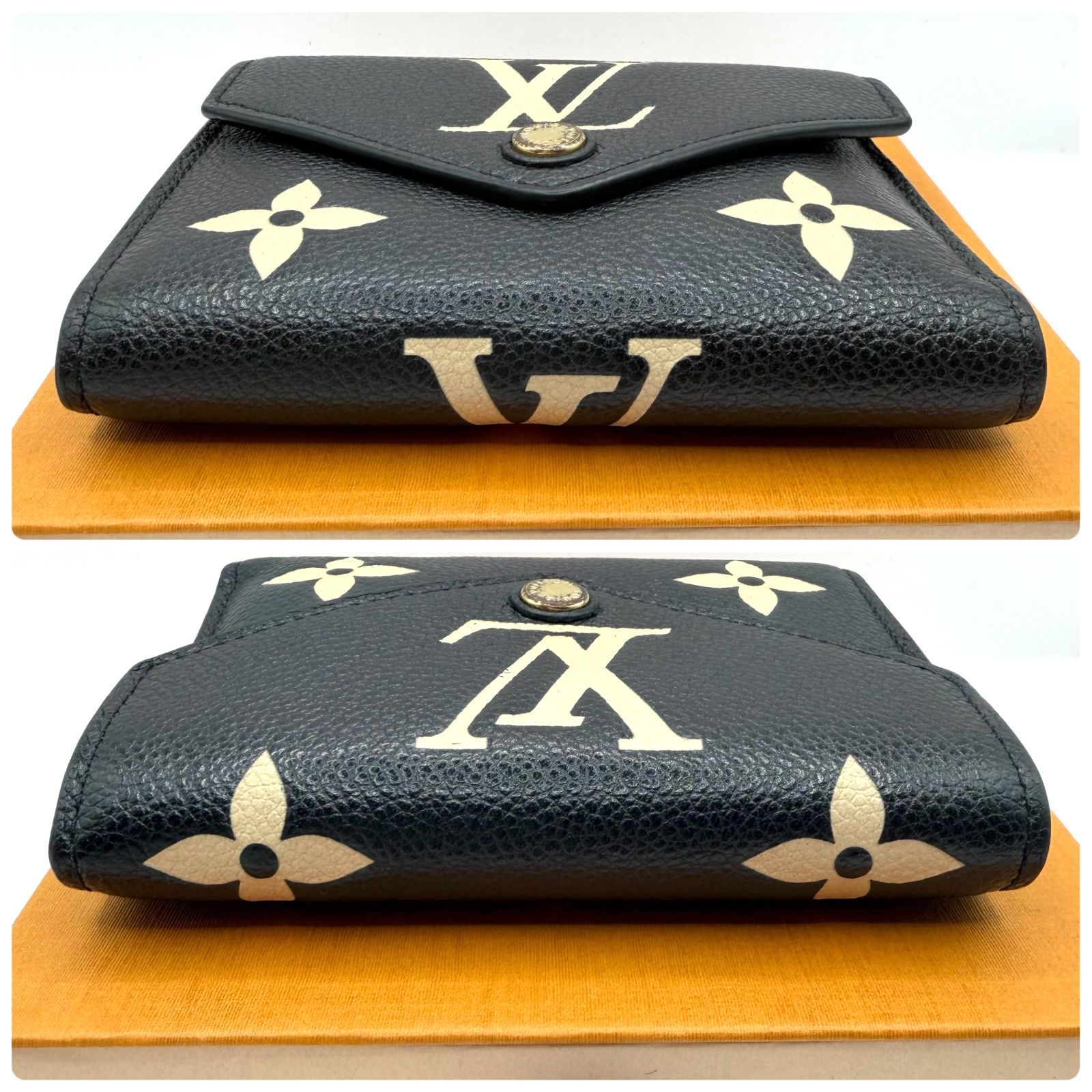 ルイヴィトン アンプラント ヴィクトリーヌ バイカラー 折り財布 新型