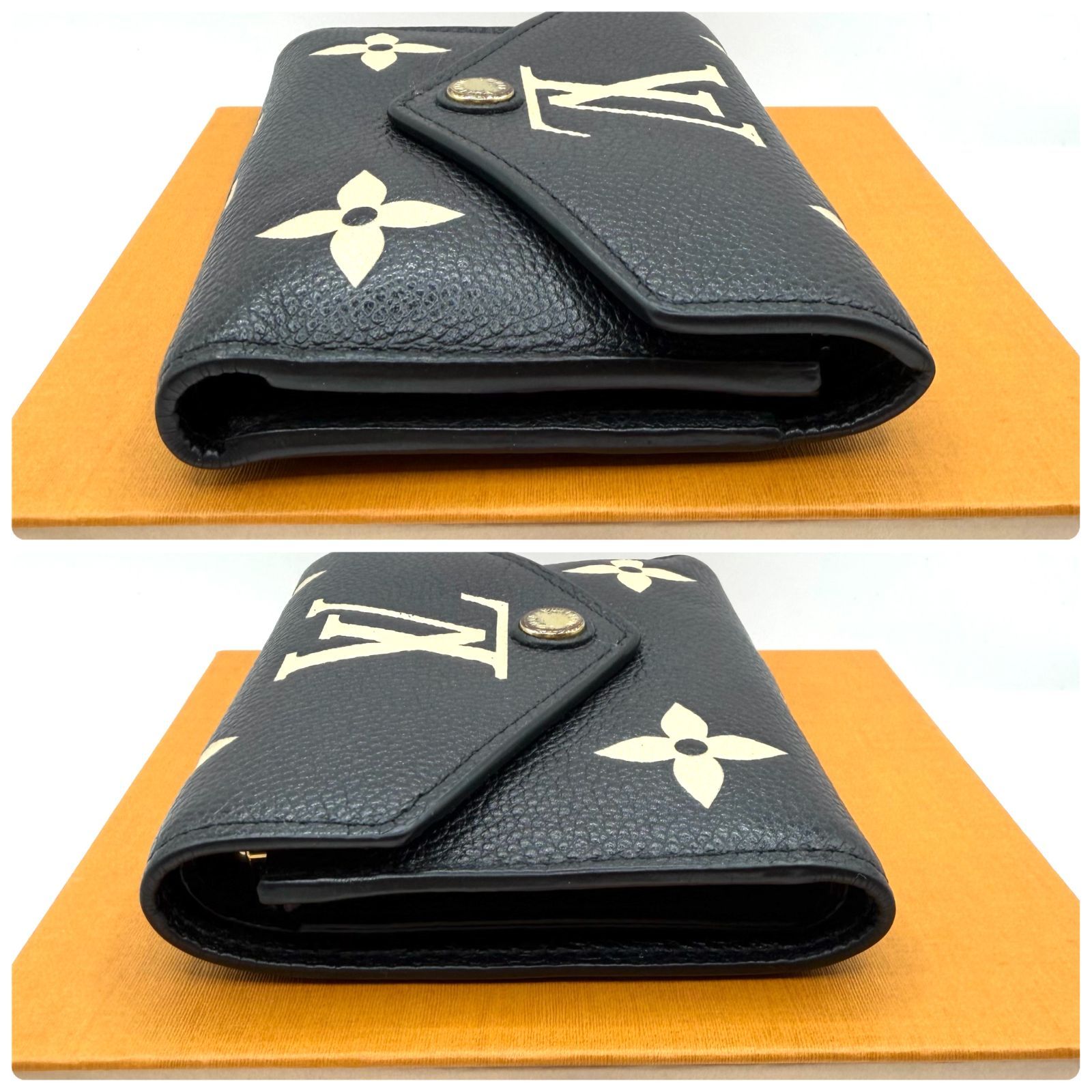 ルイヴィトン アンプラント ヴィクトリーヌ バイカラー 折り財布 新型