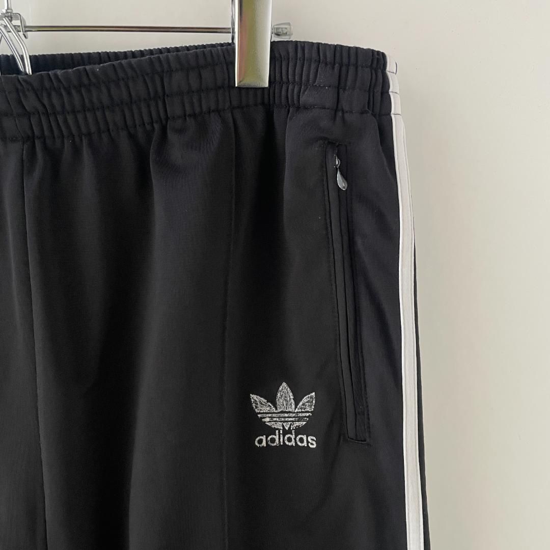 90s adidas トラックパンツ トレフォイルロゴ グランジ 万国旗 - メルカリ