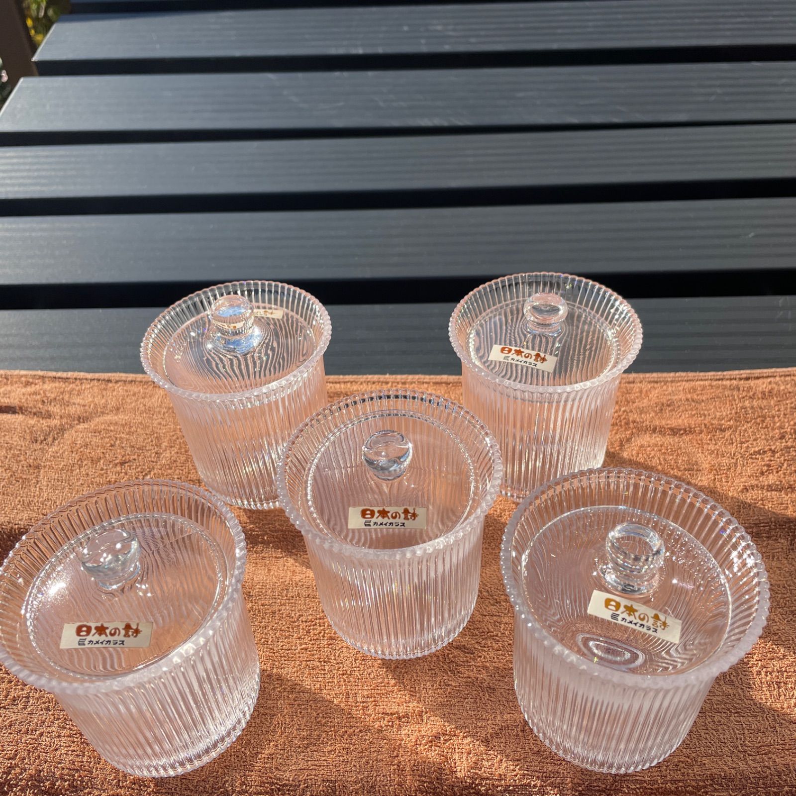 カメイガラス 日本の詩 5点 新品未使用 7×8.5 - メルカリ