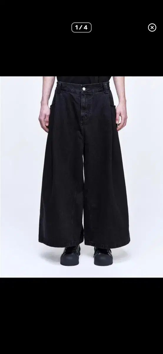 44 SONGZIO HOMME ソンジオ オム クロップドワイド デニム パンツ