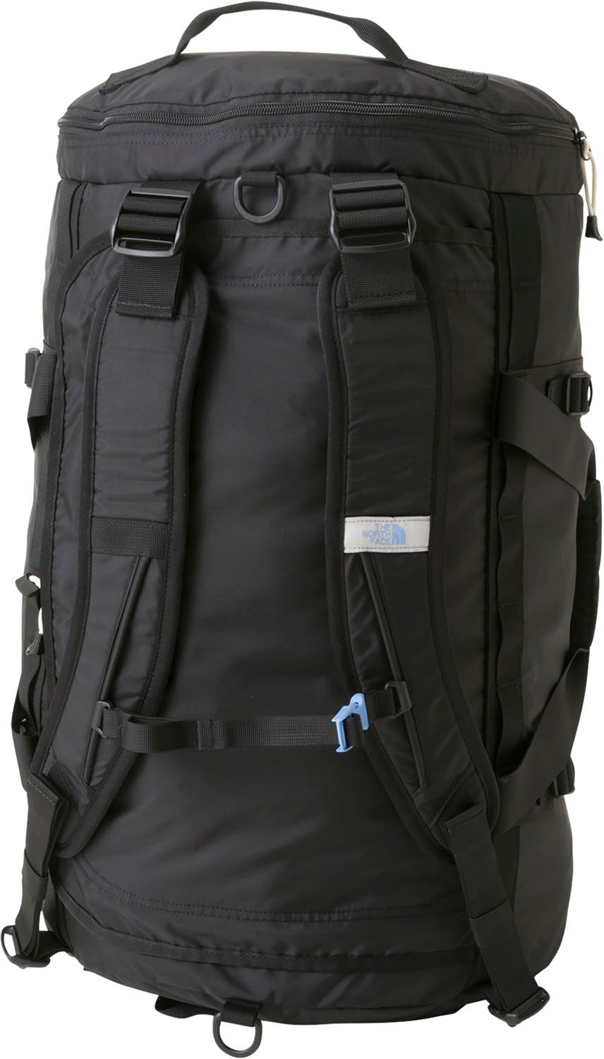 ザ ノース フェイス THE NORTH FACE アウトドア ナイロンダッフル50 キッズ かばん ボストンバッグ キャンプ 合宿 林間学校 修学旅行 大きめ 50 L 子ども 多収納 背負いやすい 取り外し K ブラック