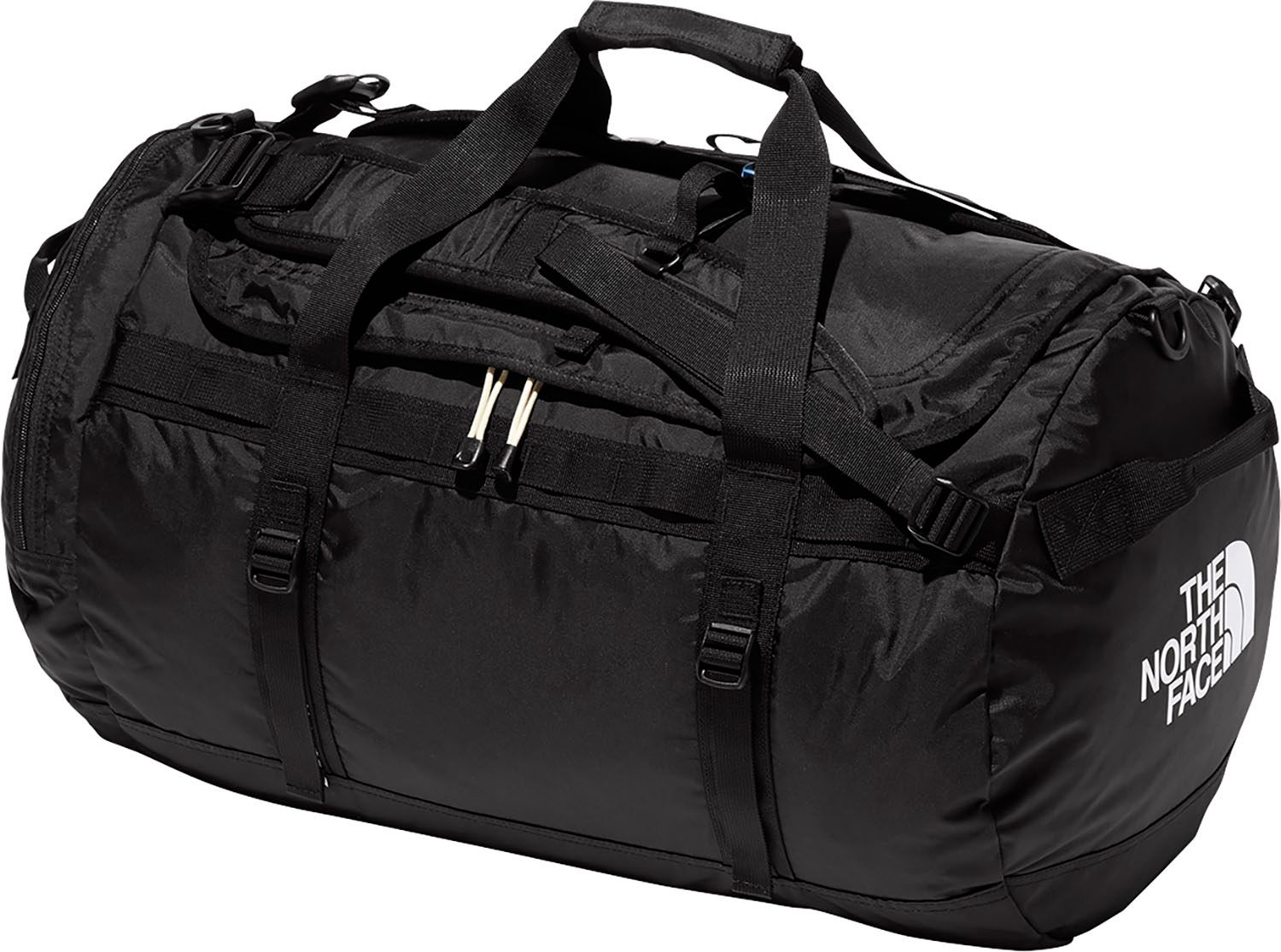 ザ ノース フェイス THE NORTH FACE アウトドア ナイロンダッフル50 キッズ かばん ボストンバッグ キャンプ 合宿 林間学校 修学旅行 大きめ 50 L 子ども 多収納 背負いやすい 取り外し K ブラック