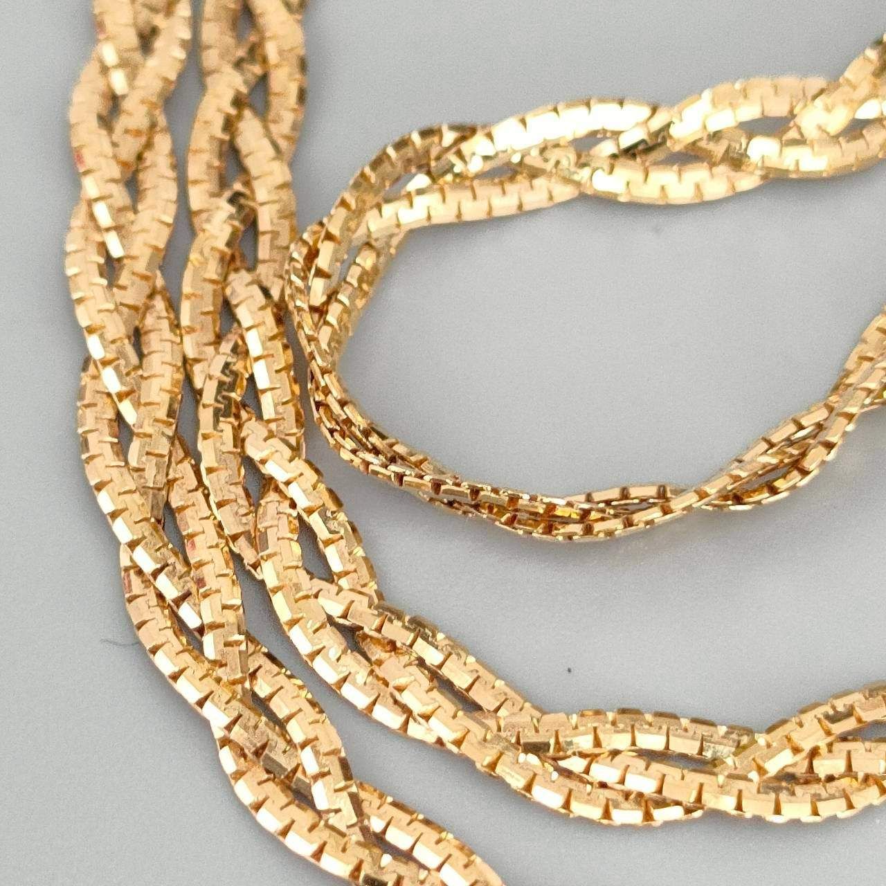 k18 編み込みネックレス 18金 K18 編み込みデザインネックレス レディース 10.7g 43.5㎝ D819