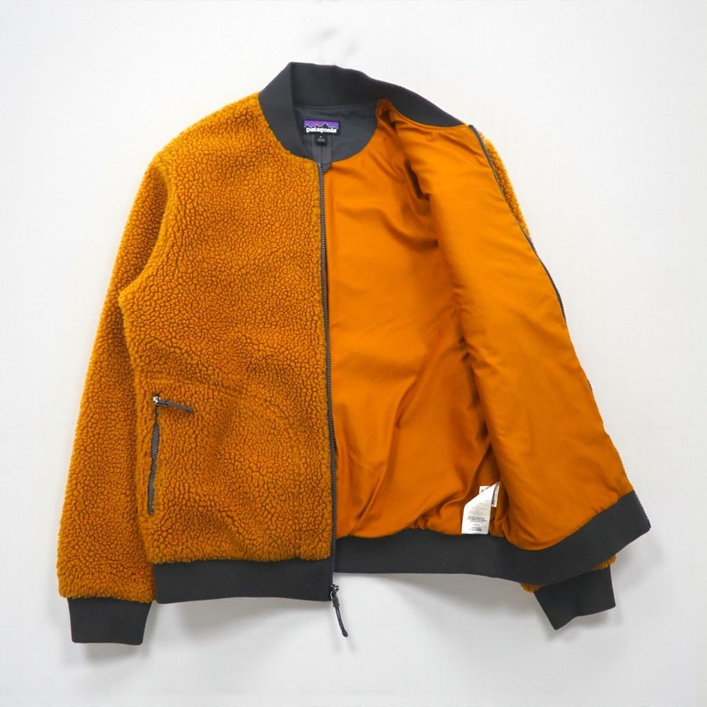 Patagonia レトロＸ 廃版 ボマージャケット Retro-X Bomber Jacket ボア フリースジャケット M マスタードブラウン 22830