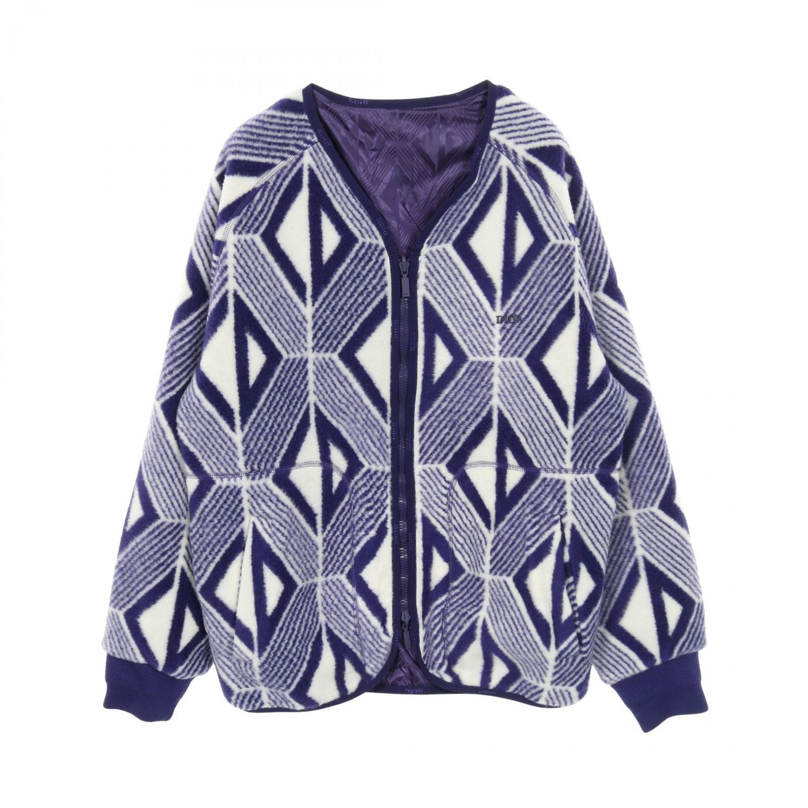 ディオール Dior ノー ジャケット CDダイヤモンド ウール メンズ A