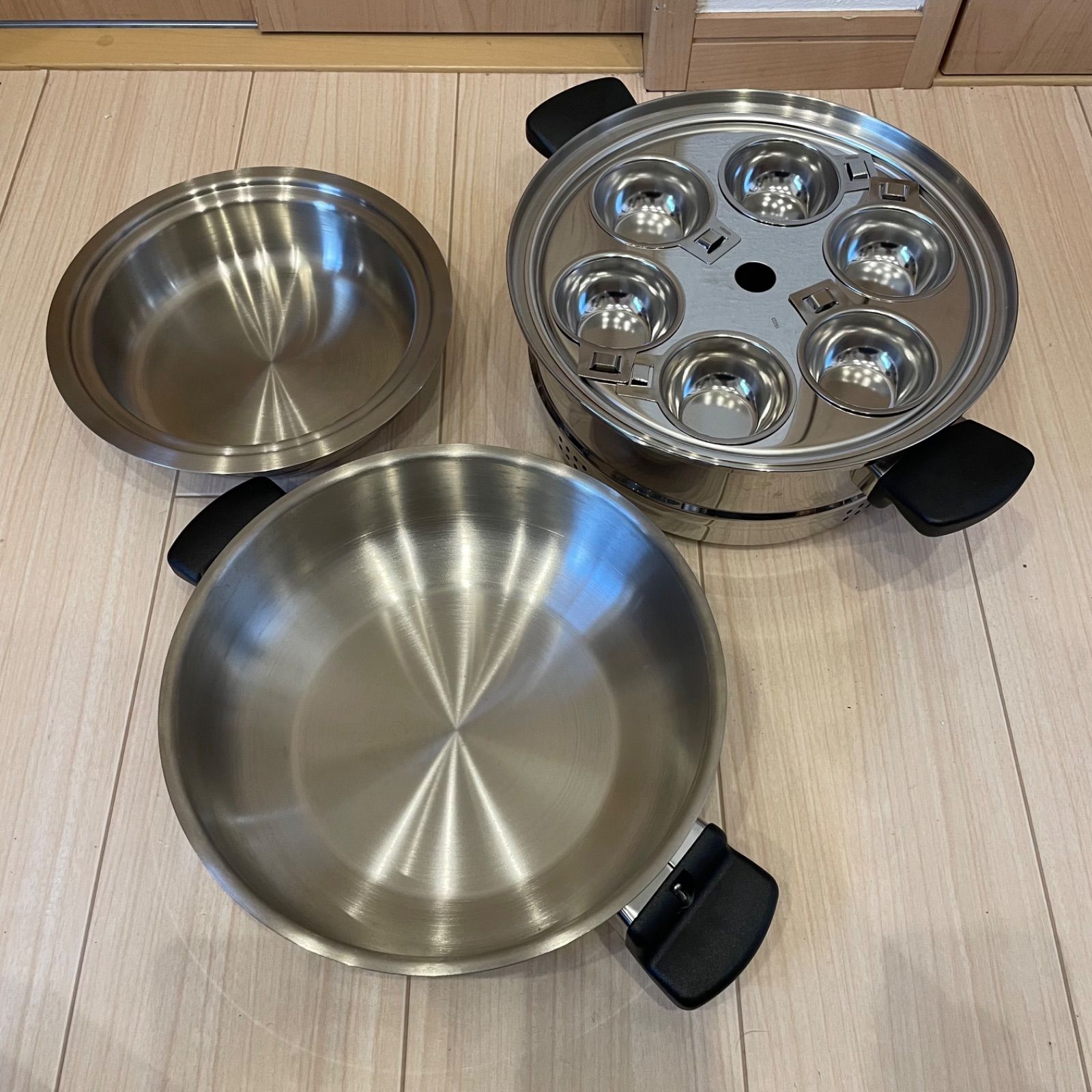 Amway Queen アムウェイ クイーン 蒸し器 両手鍋 鍋 セット 片手鍋