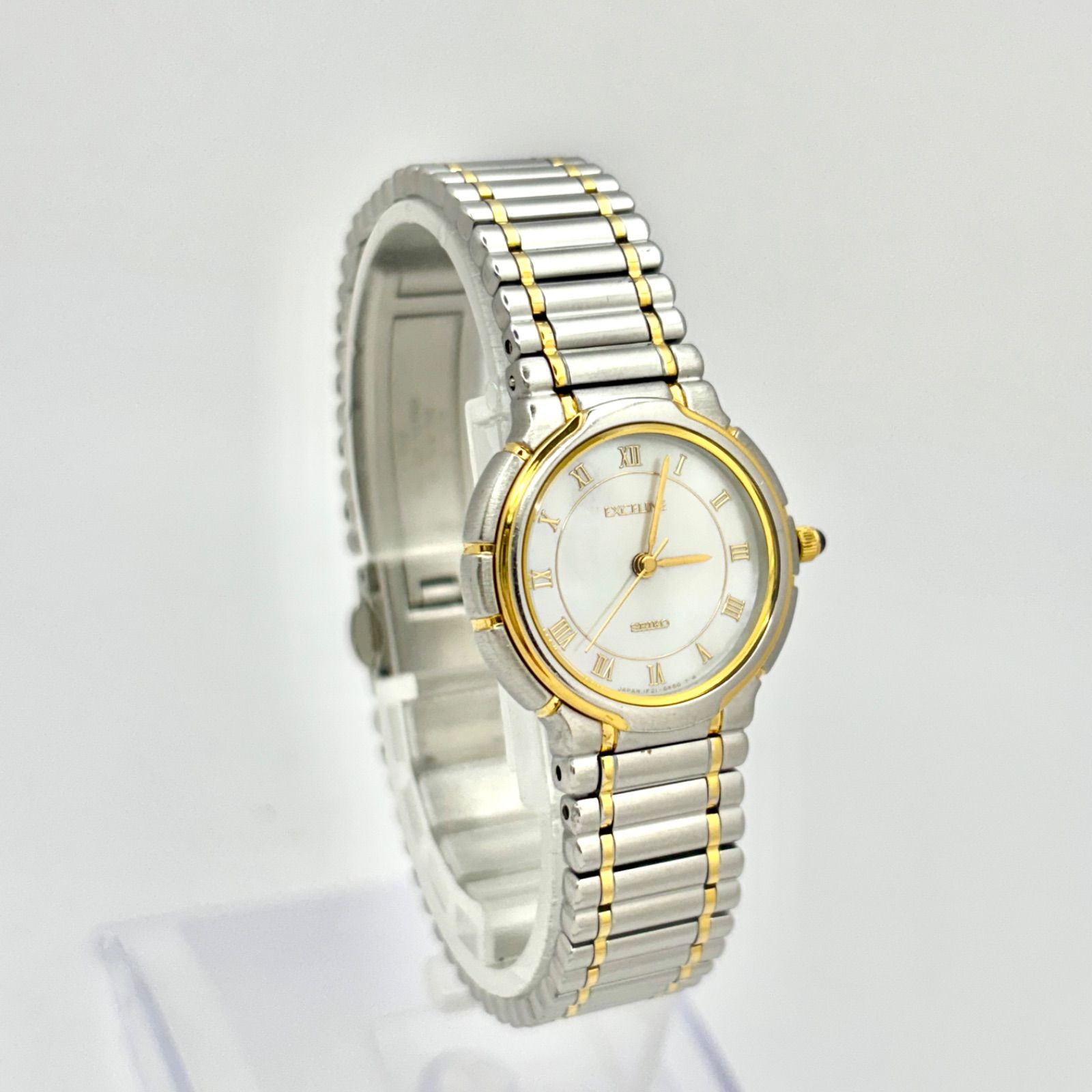 新品電池】SEIKO セイコー EXCELINE エクセリーヌ レディース 腕時計