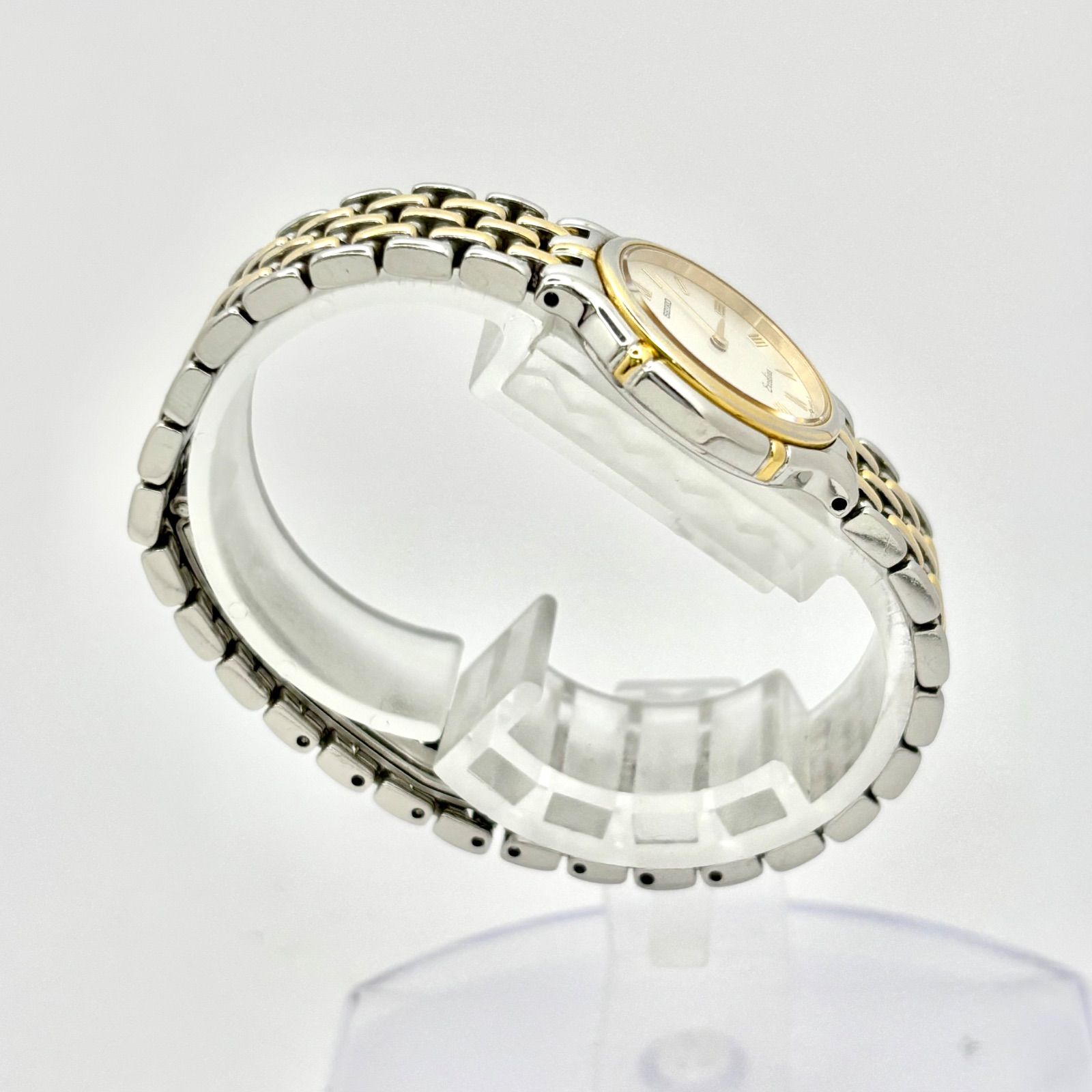 2357【希少品　美品　新品電池】SEIKO EXCELINE　レディース腕時計 美品/新品電池】SEIKO セイコー Exceline エクセリーヌ レディース