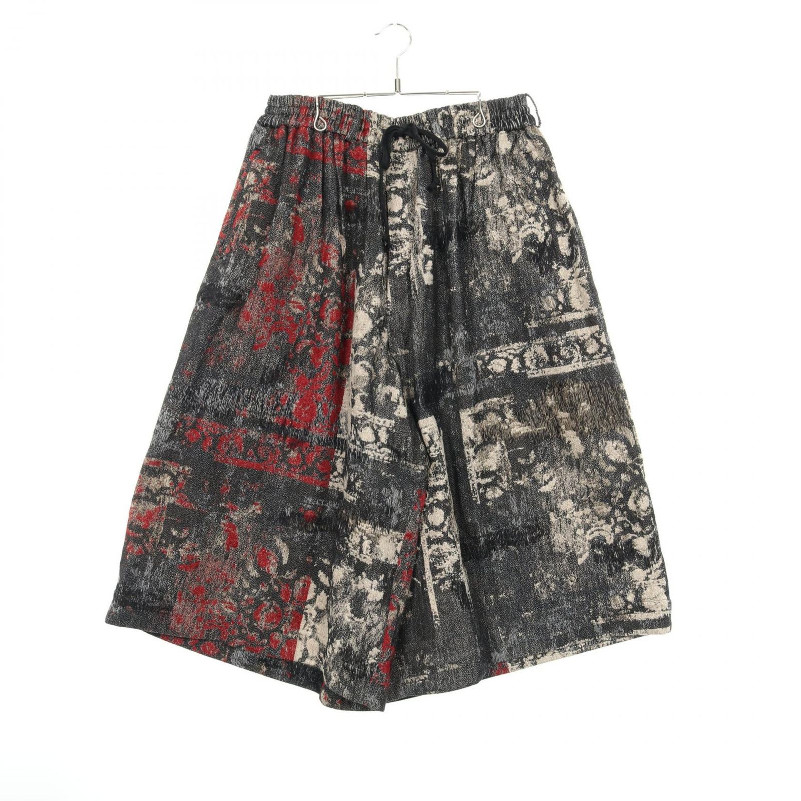 サイト s yte パンツ FLORAL JACQUARD CULOTTE PANTS グレー コットン ユニセックス A