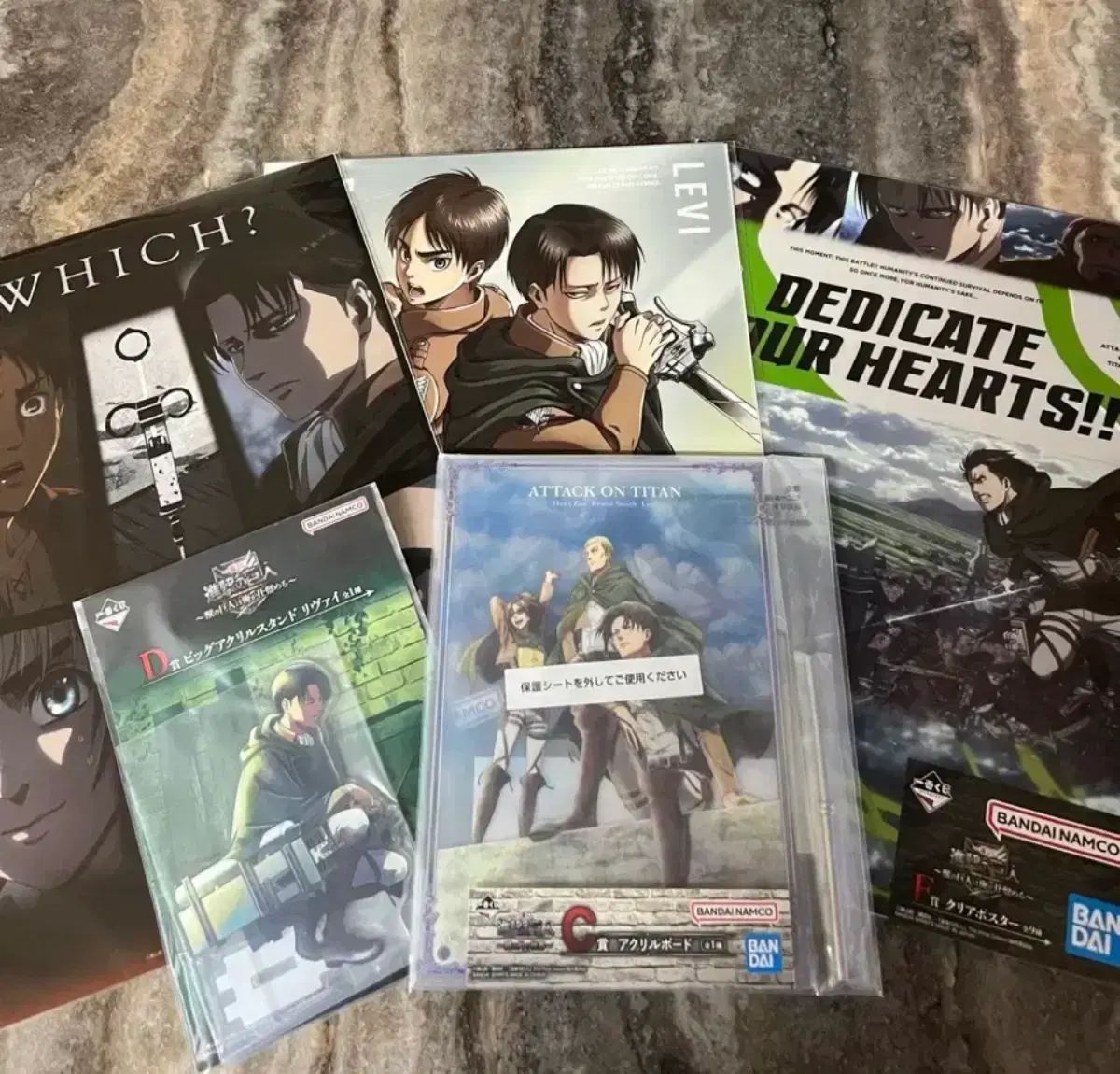 進撃の巨人 ラバイ セール ポスター アクリルセット 出品 進撃の巨人 進撃の巨人 ラバイ セール ポスター アクリルセット 出品 進撃の巨人