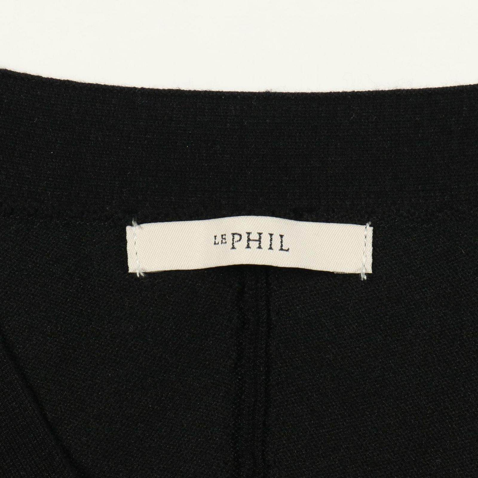 ル フィル LE PHIL カーディガン ブラック レーヨン カーディガン