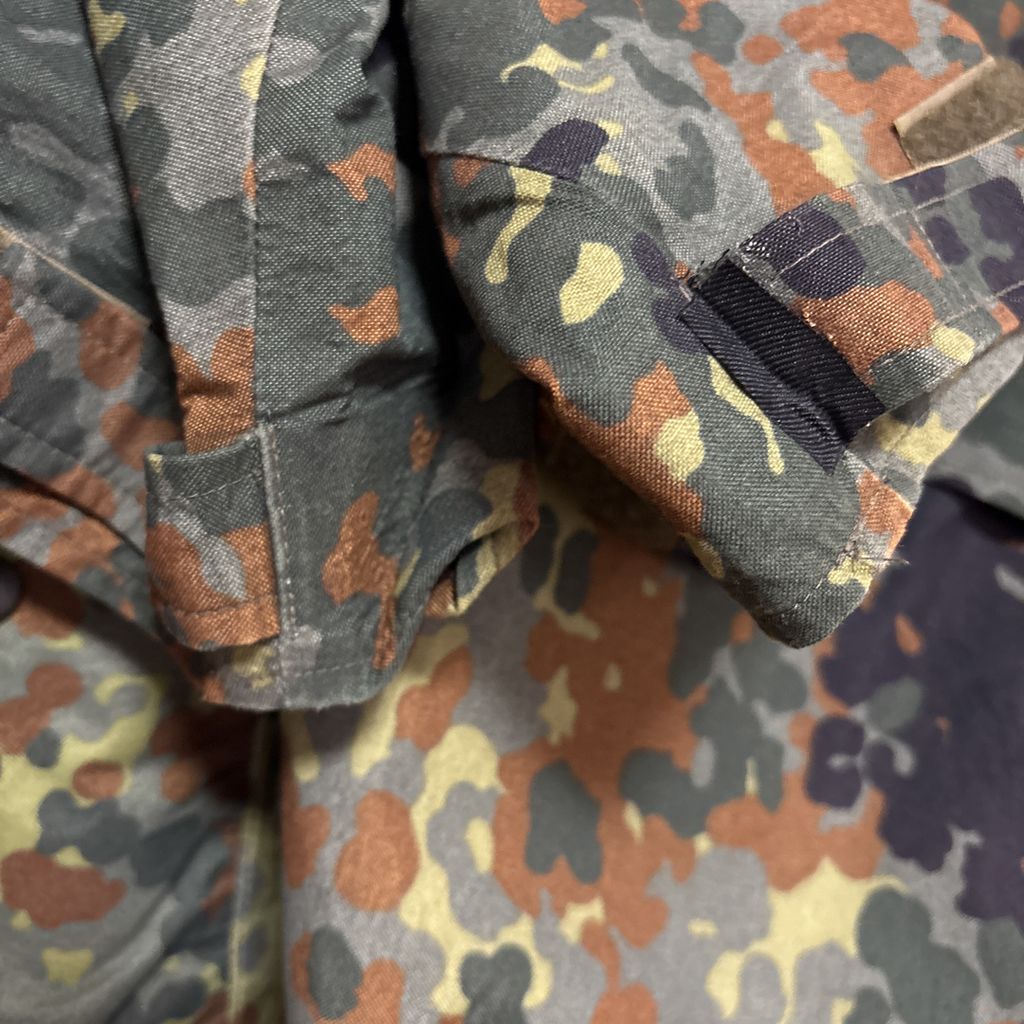 ドイツ軍 90 s 実物 1996 フレックカモ シンパテックスパーカー S-3698 カジュアル ミリタリージャケット 