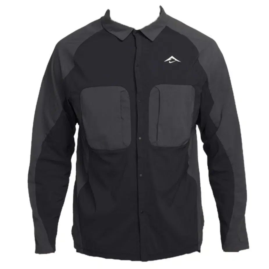 ナイキ トレイル ドライフィット ADV UV ランニング シャツ ジャケット ブラック アンド アンスラサイト