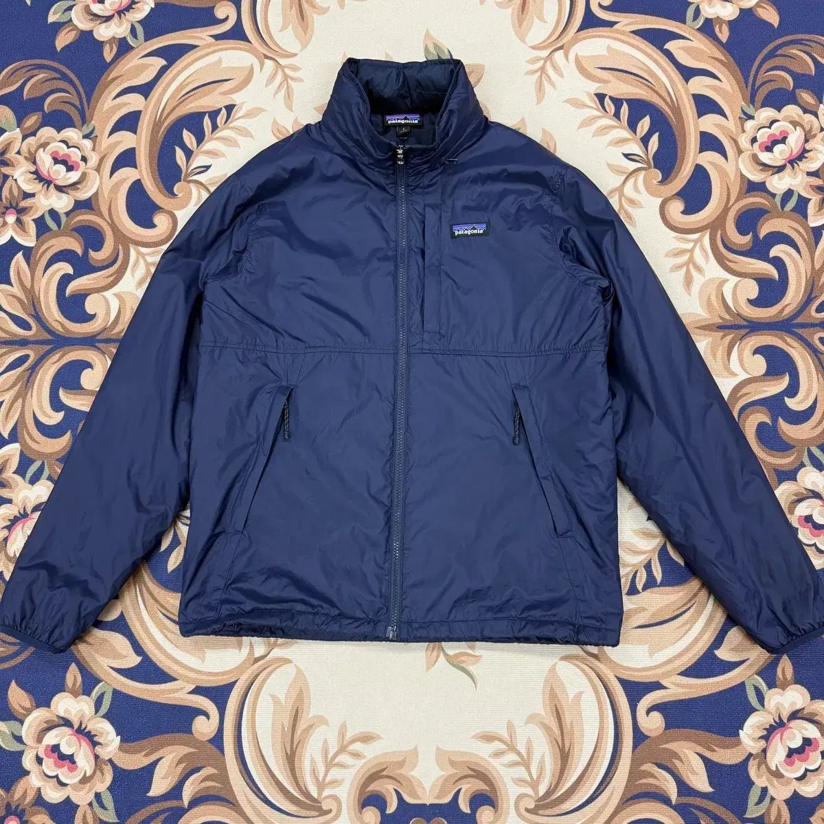 S パタゴニア Patagonia ウール下 パッカブル ジャケット ネイビー