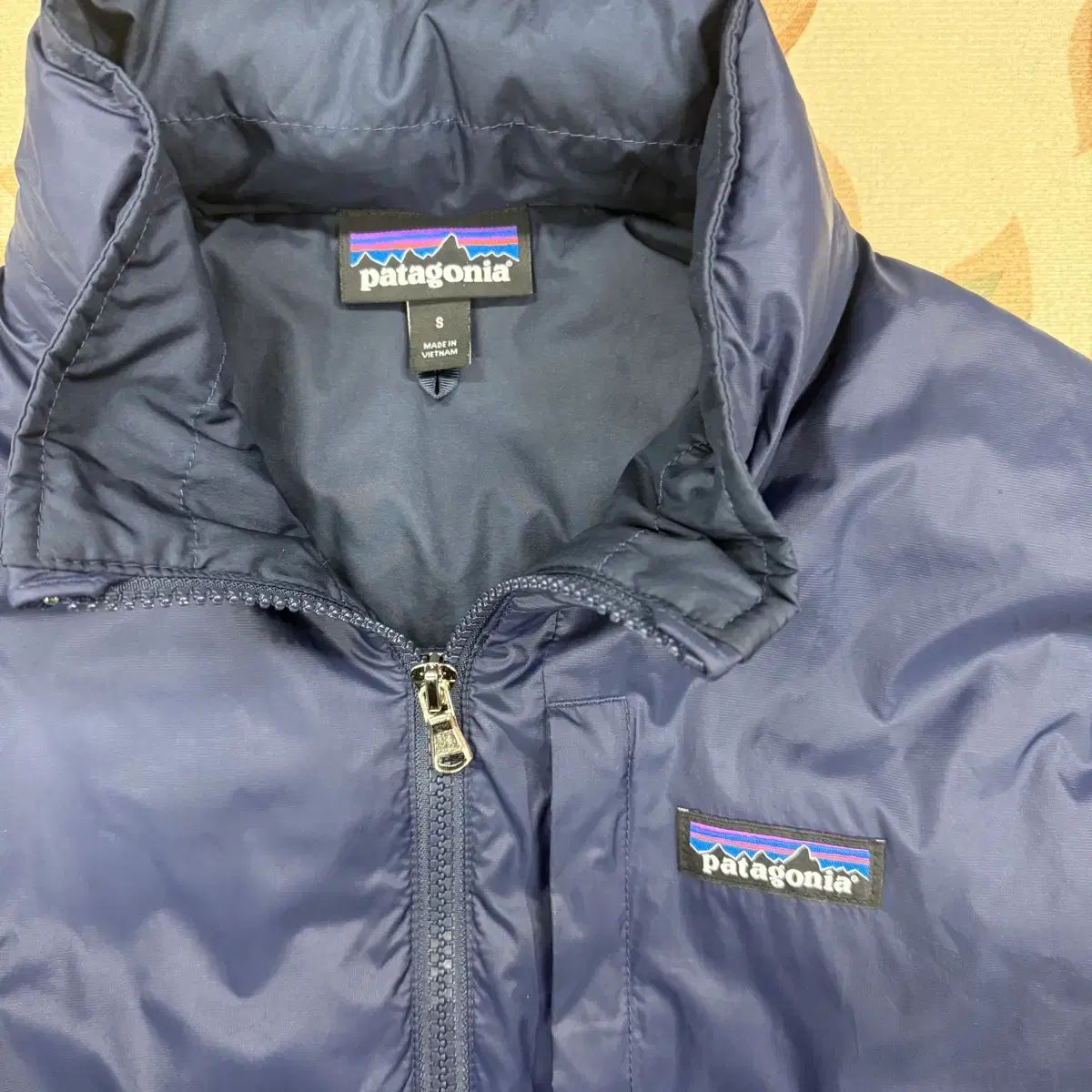 S パタゴニア Patagonia ウール下 パッカブル ジャケット ネイビー