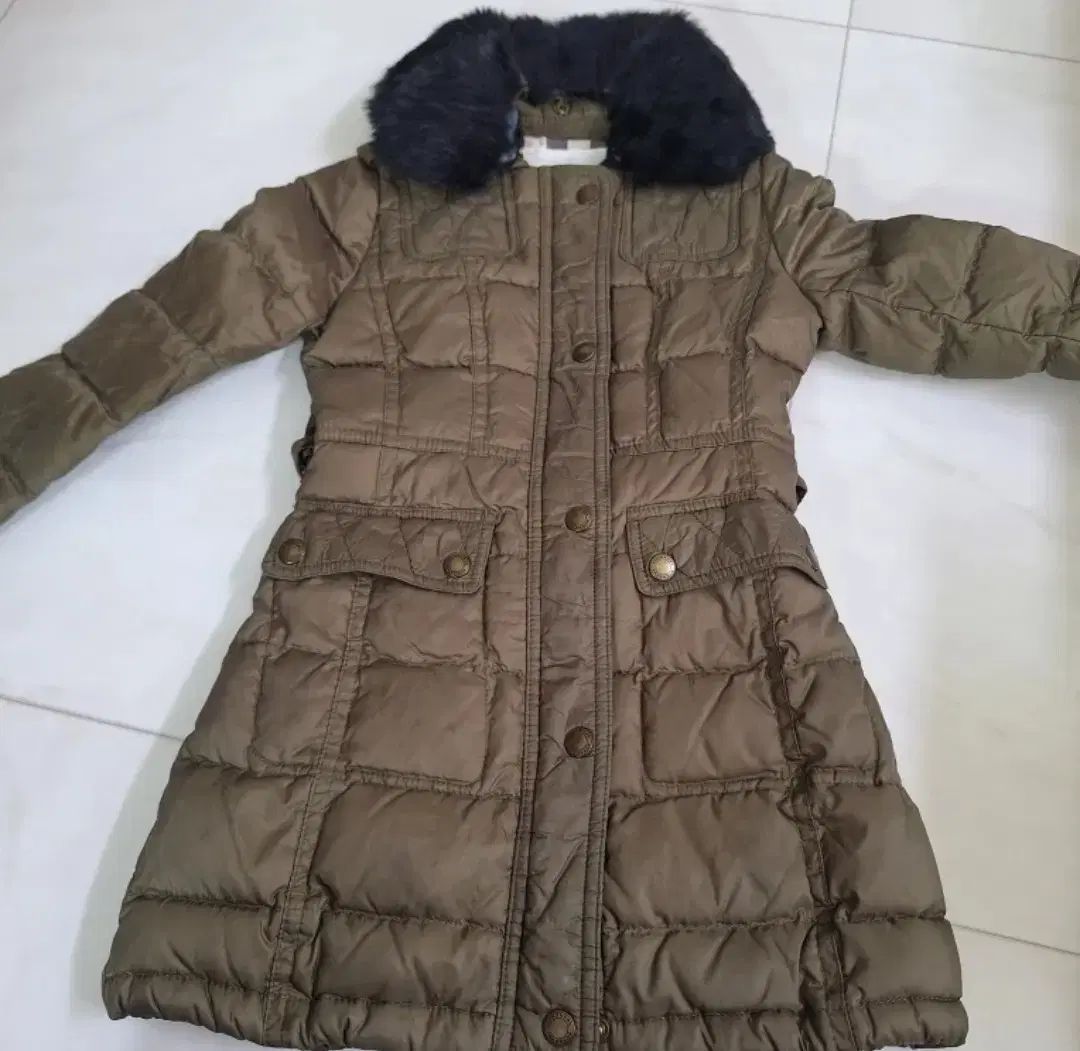 バーバリー キッズ ダウンジャケット ロング丈 アウター