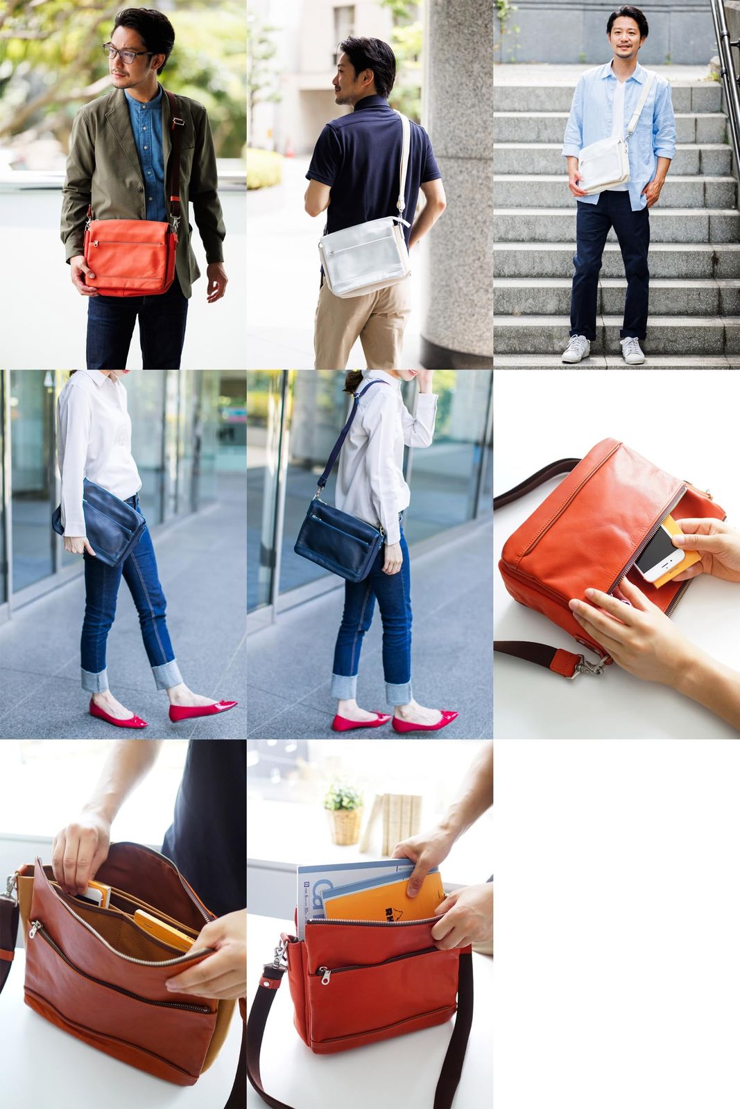 バギーポート ショルダーバッグ 小 オレンジブラウン BP YNM 200 OB