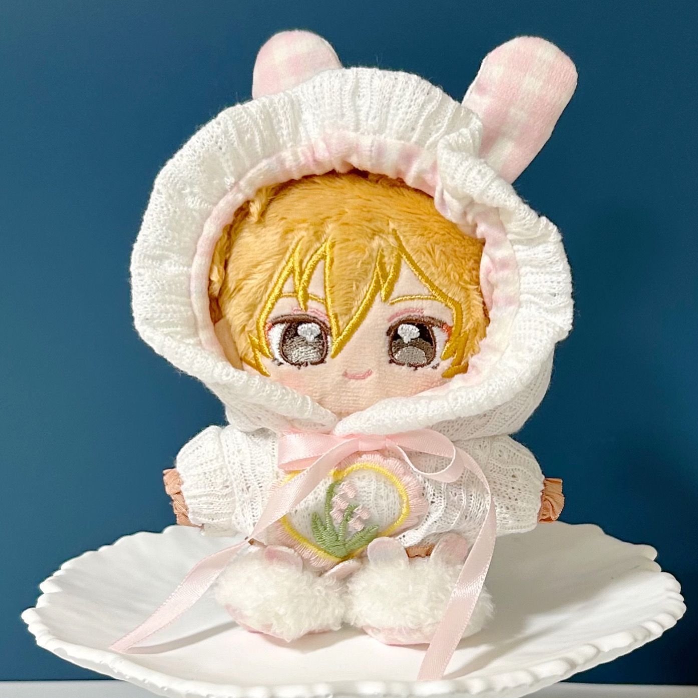 10cm 12cm うさ耳フード ぬい服 ぬいぐるみ服 着ぐるみ いつぬい